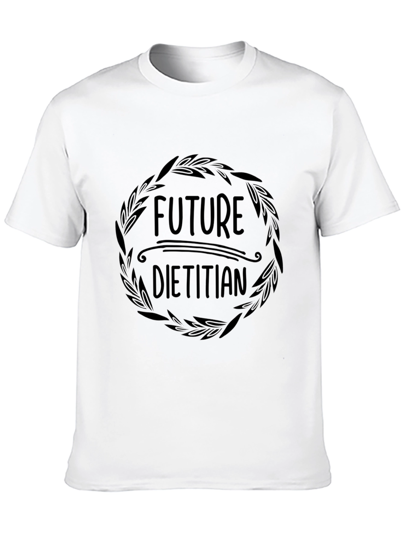 Black Future Dietitian Graphic T-Shirt view 10
