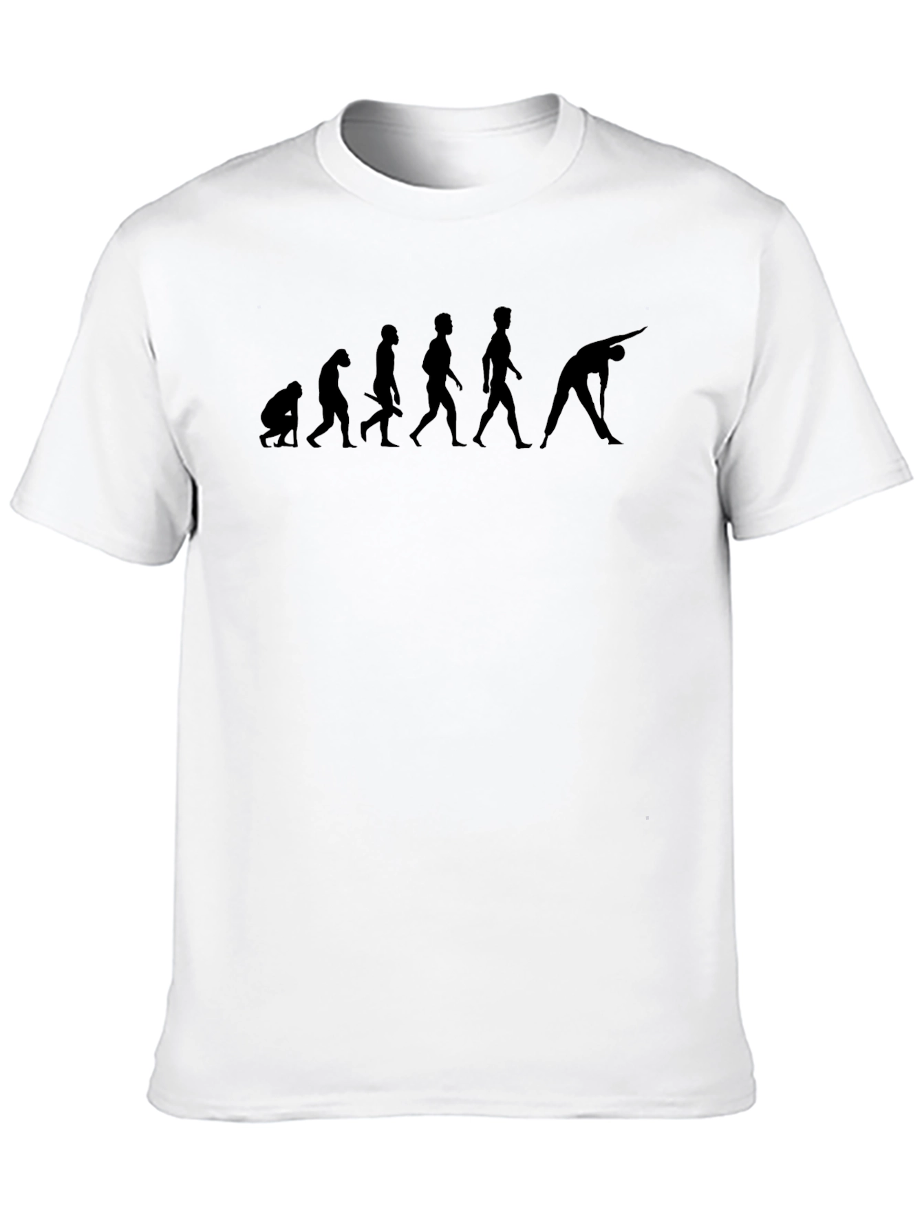 Black Evolution Yoga T-Shirt - Black view 10