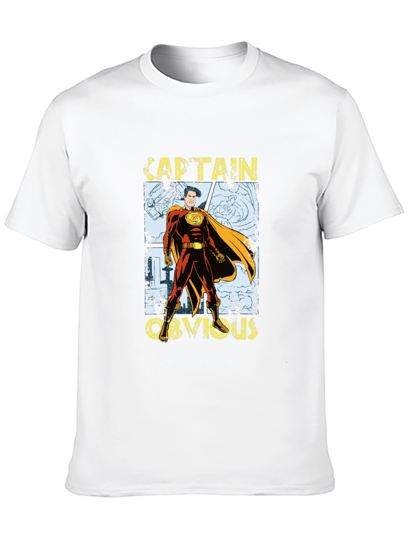 Black Captain Obvious Graphic T-Shirt - Black view 10