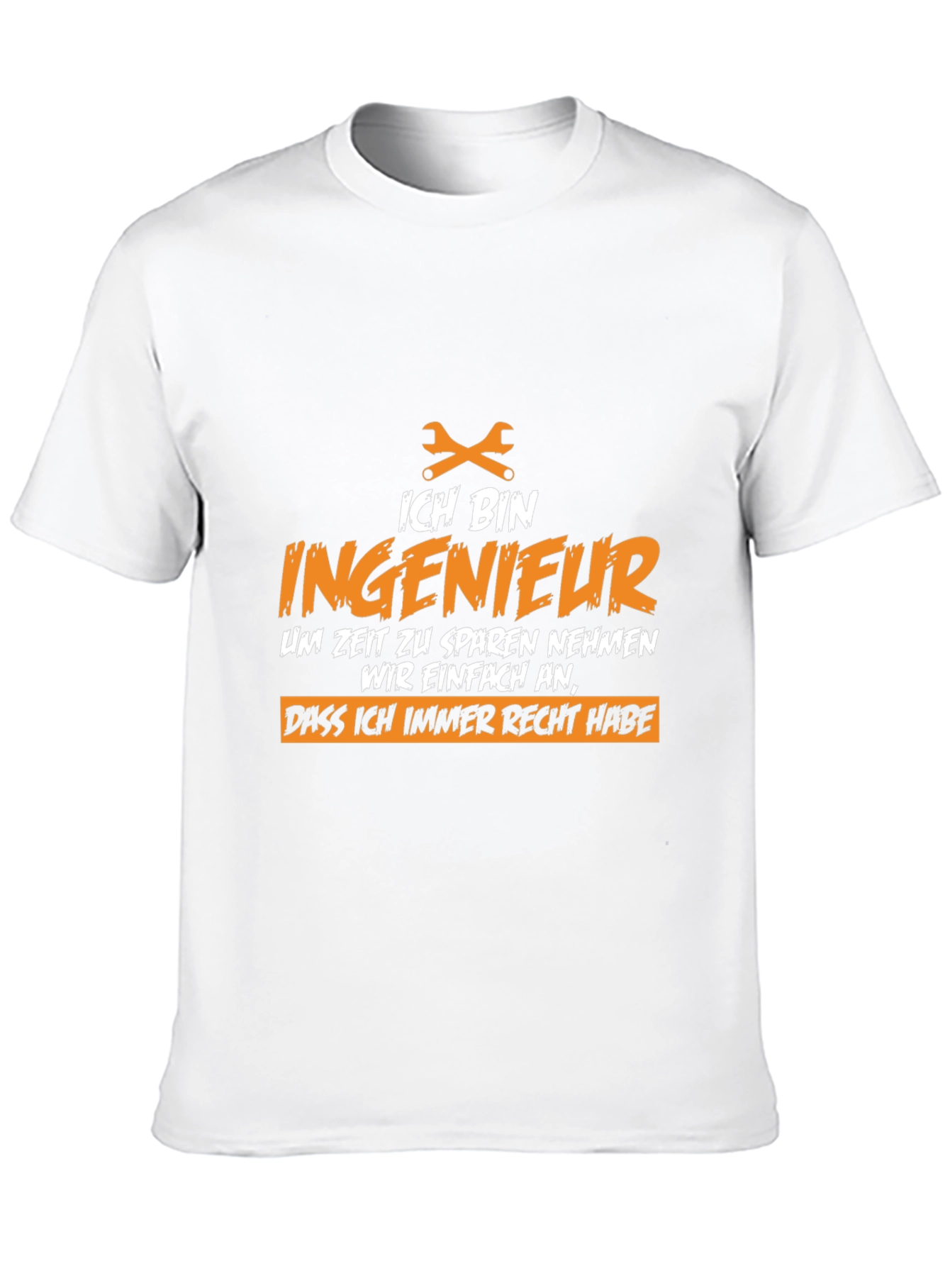 Black Ich Bin Ingenieur T-Shirt - Engineer Humor Tee view 10