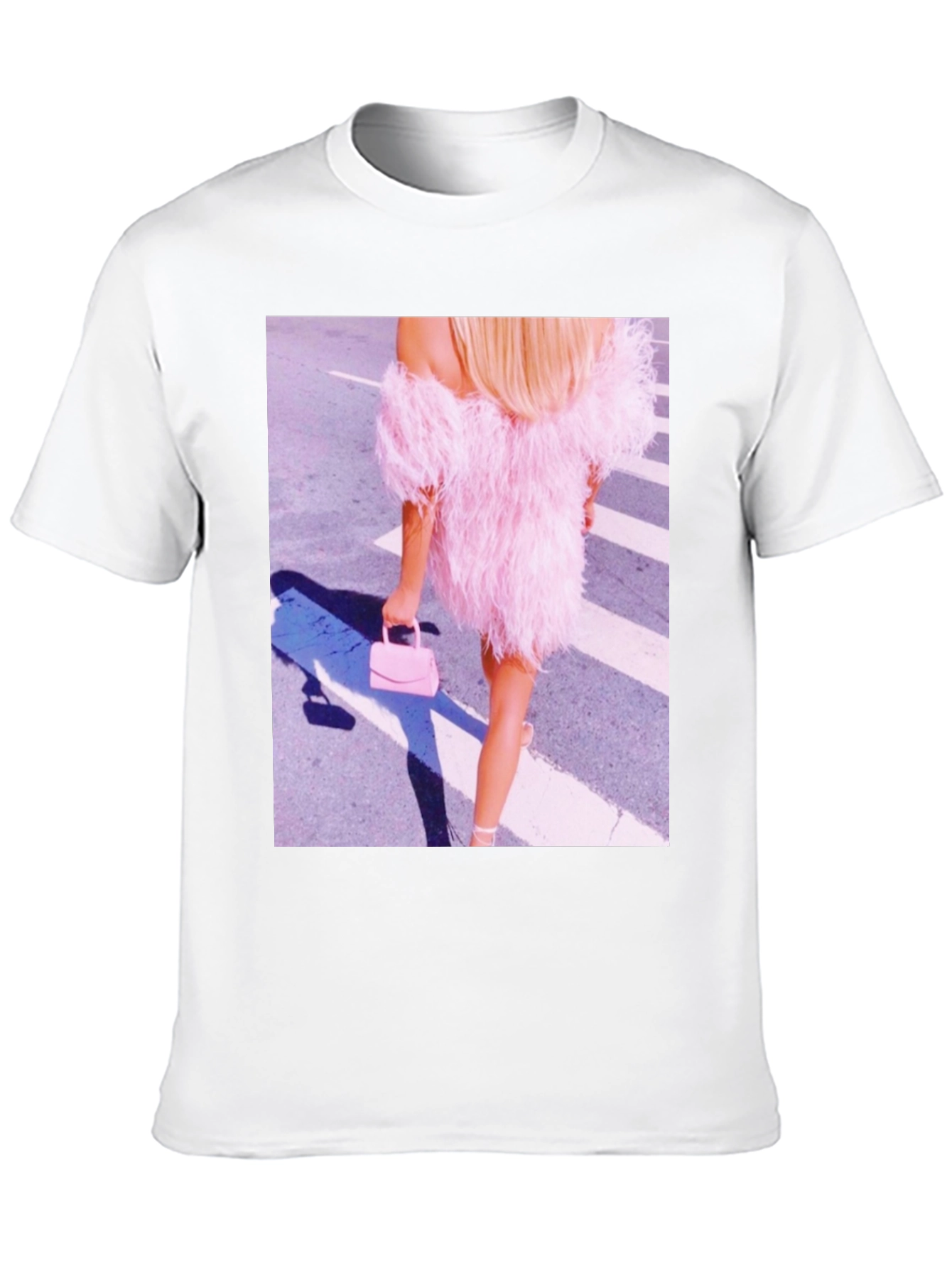 Black Feather Dress Graphic Tee - Stylish & Unique view 10