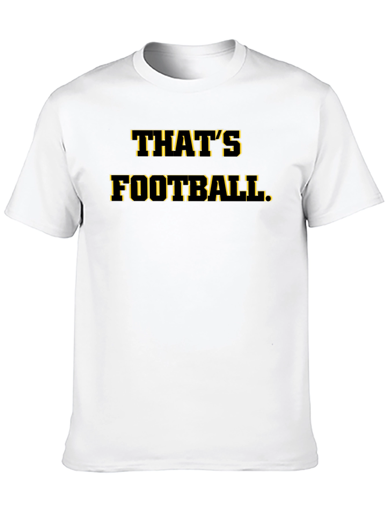 Black That's Football T-Shirt Black view 10