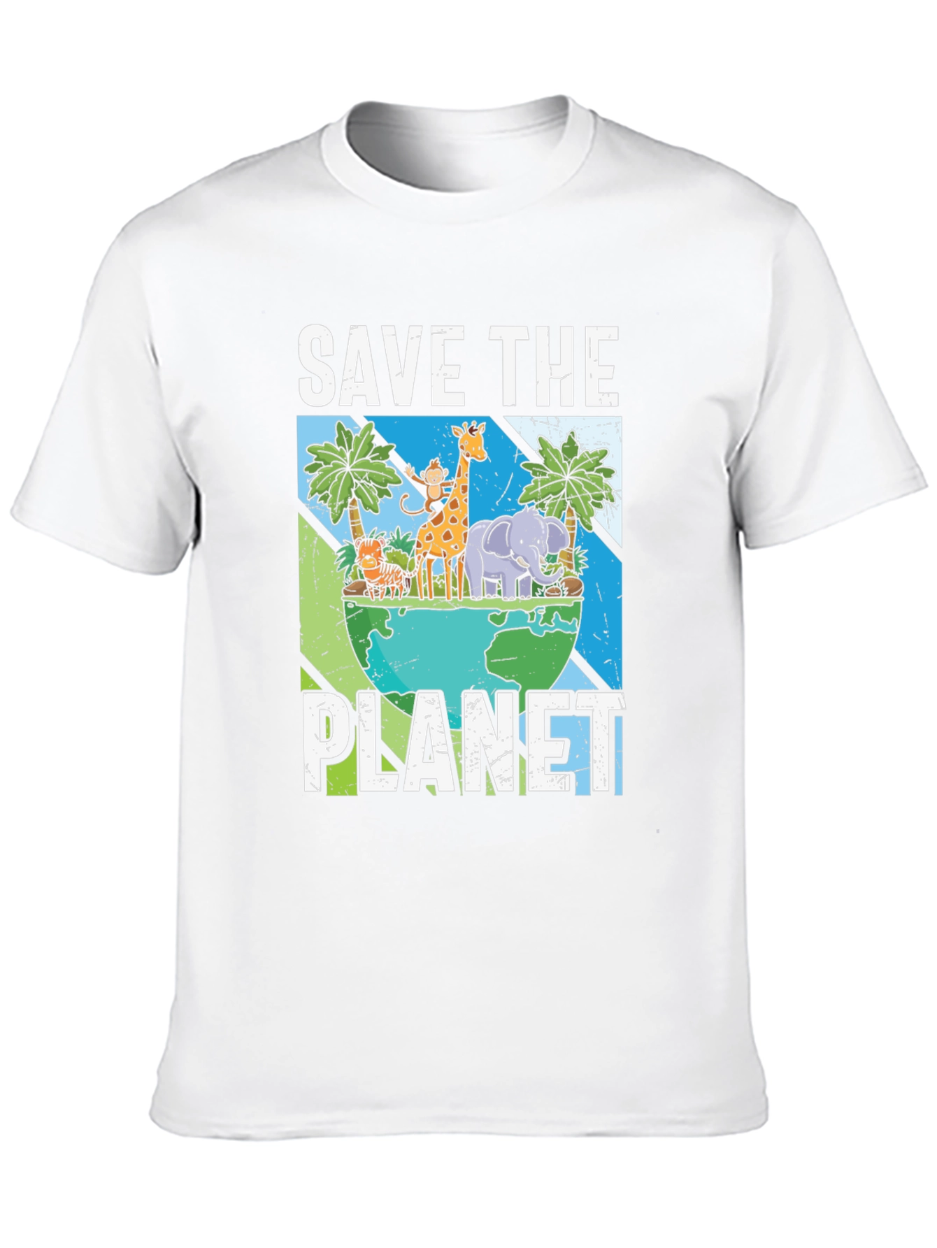 Black Save The Planet Graphic T-Shirt view 10