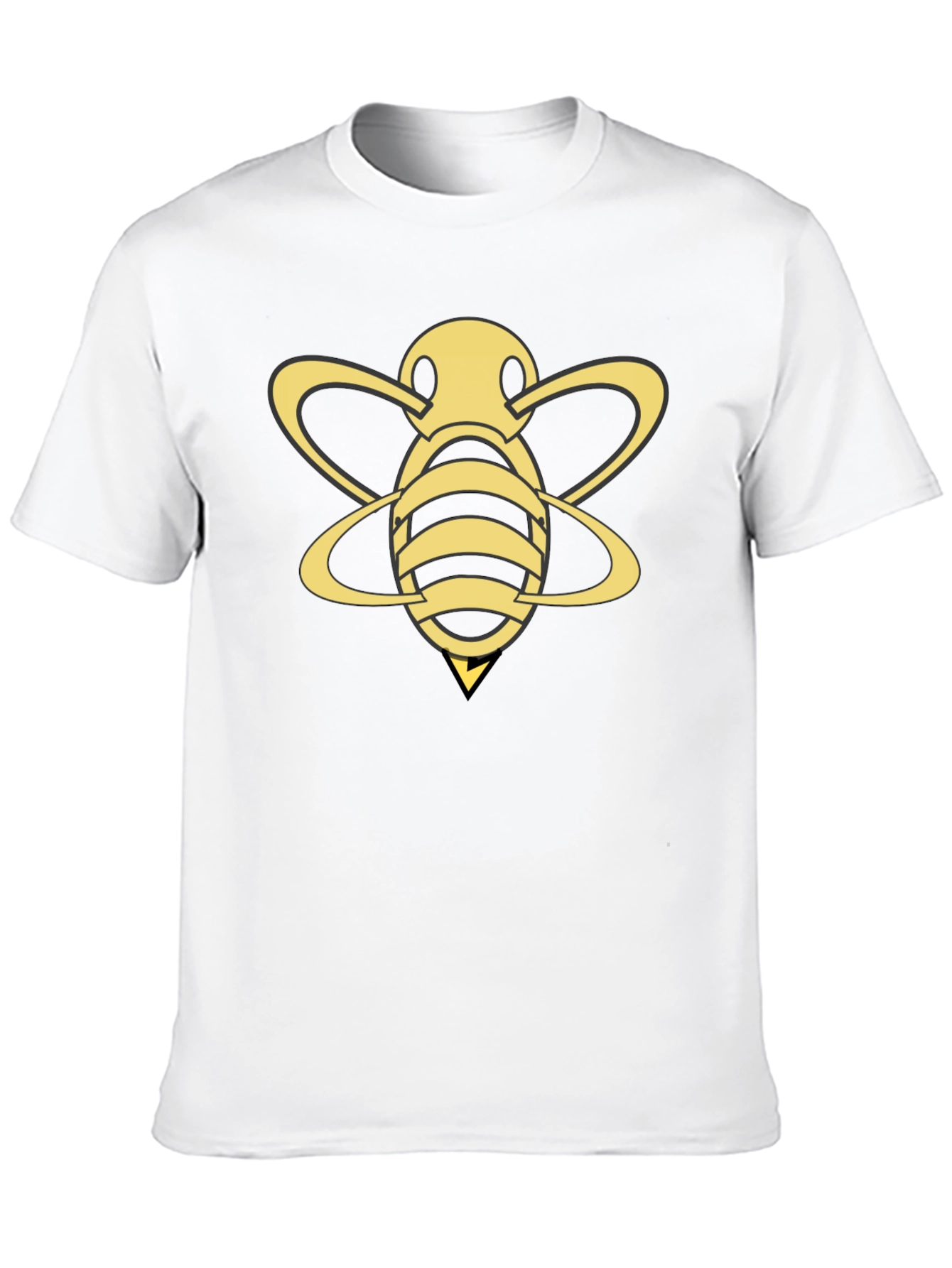 Black Gold Bee Graphic Black T-Shirt view 10