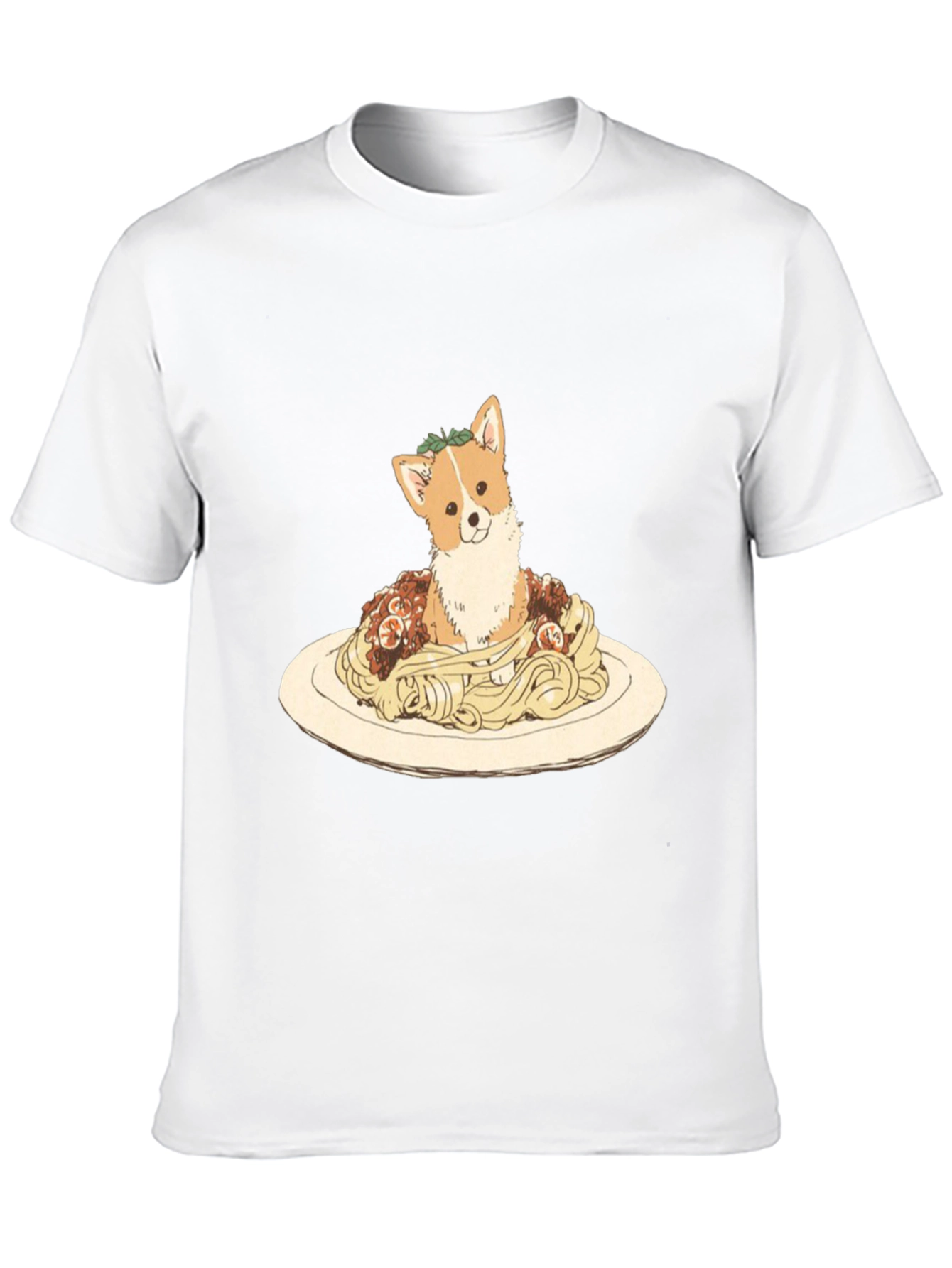 Black Corgi Spaghetti Graphic Tee view 10