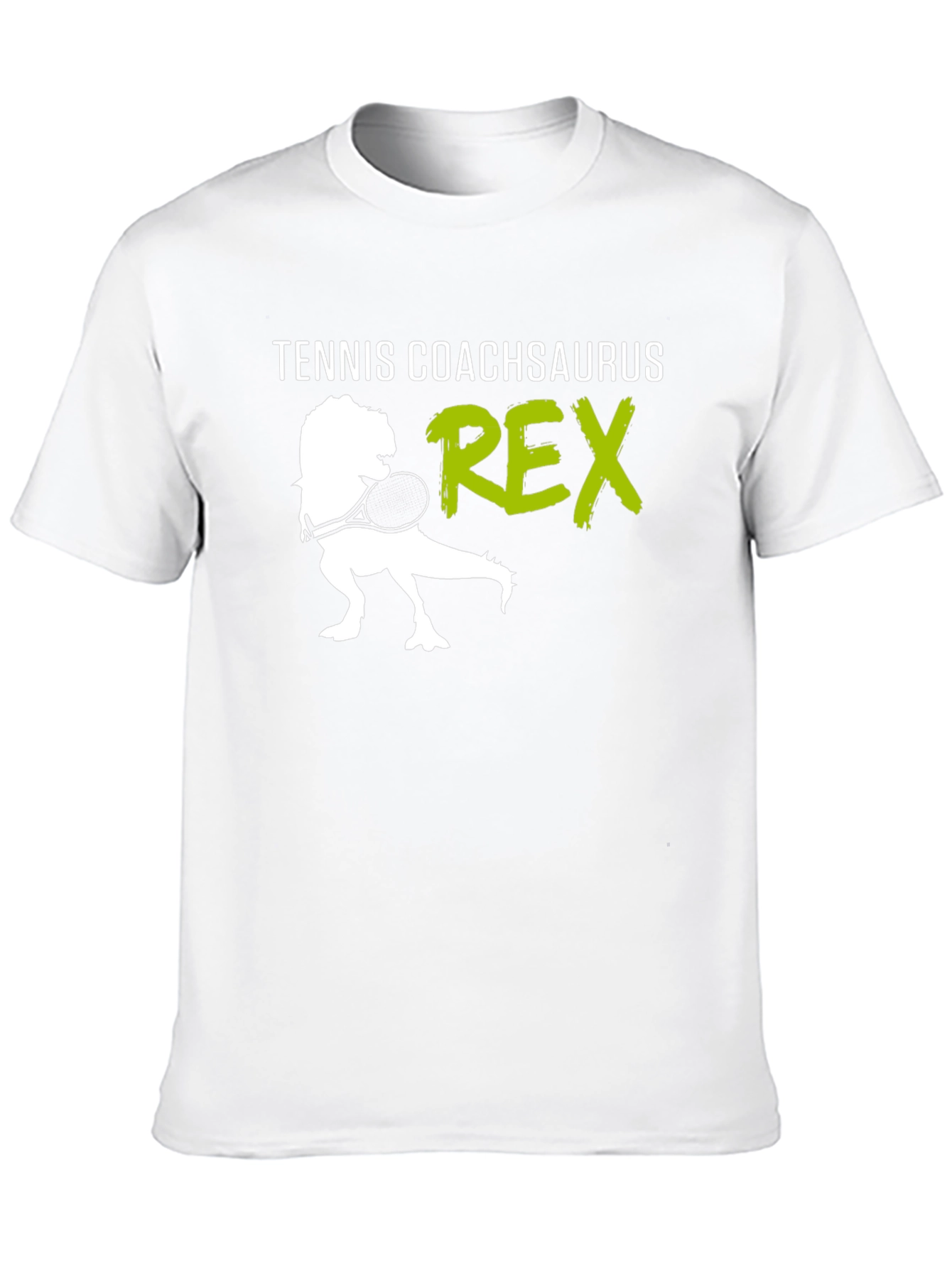 Black Tennis Coach T-Rex Graphic Tee view 10