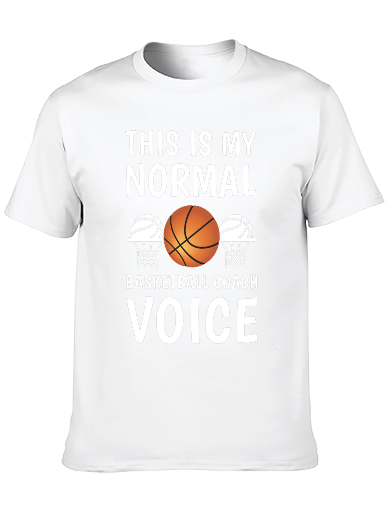 Black Basketball Coach Voice T-Shirt view 10