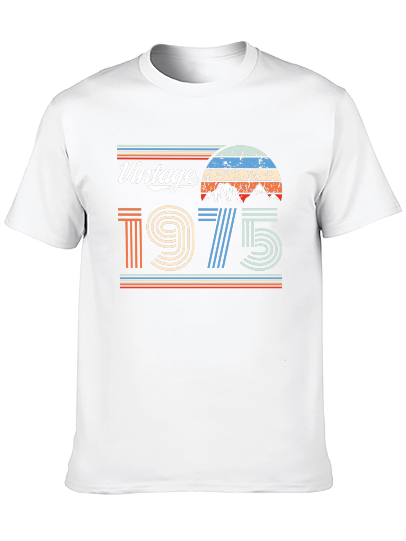 Black Vintage 1975 Graphic T-Shirt - Retro Style view 10