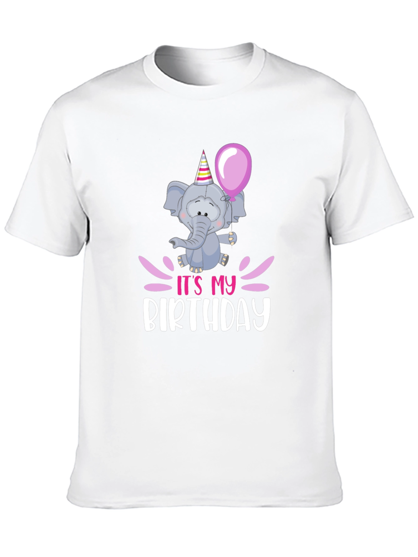 Black Birthday Elephant T-Shirt view 10