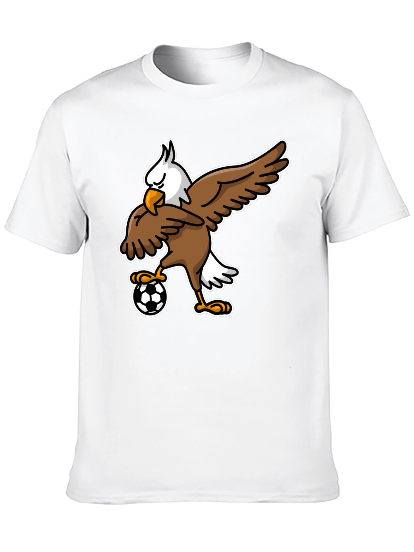 Black Soccer Eagle Graphic Tee - Black view 10