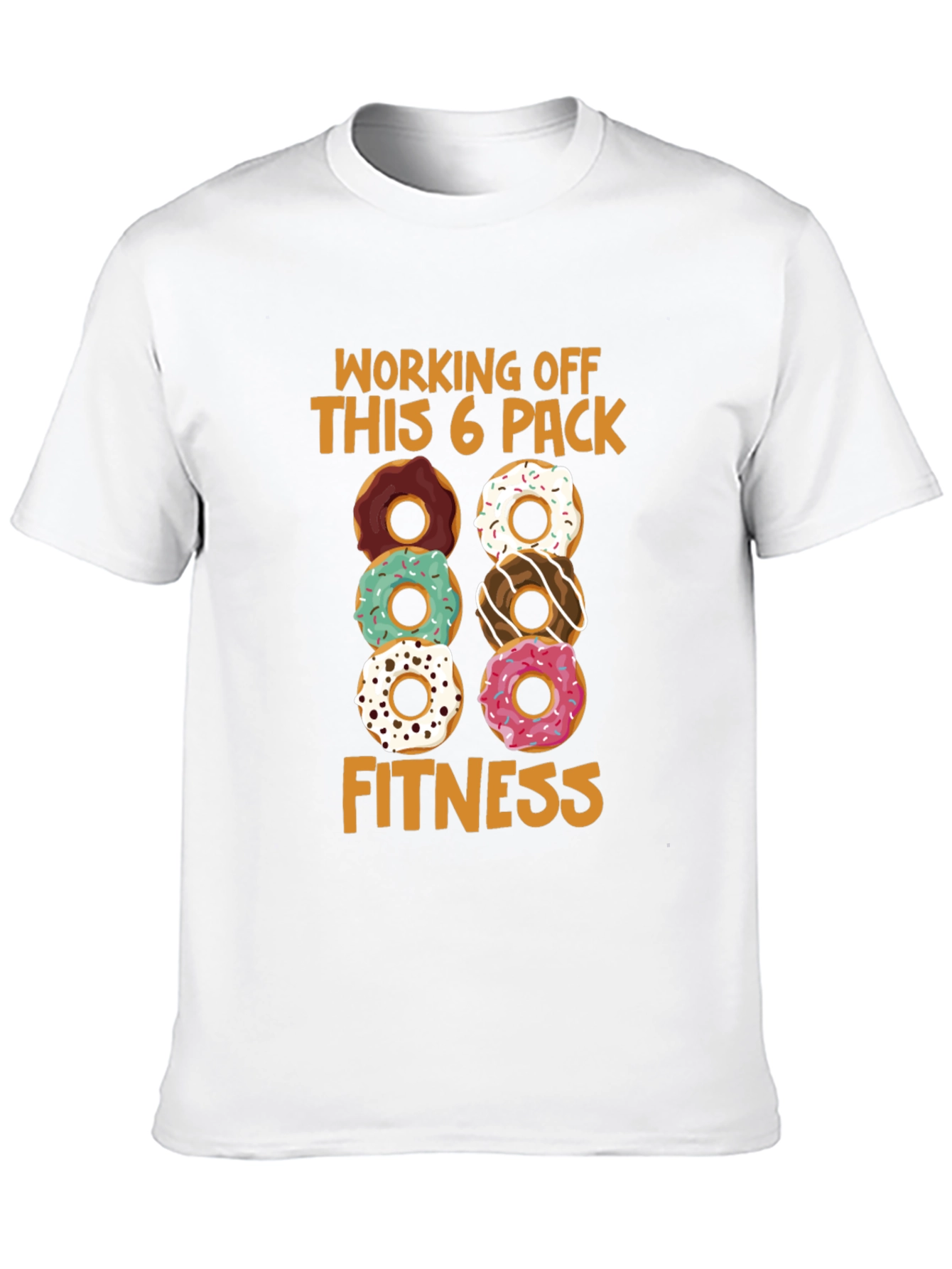 Black Donut 6-Pack Fitness T-Shirt view 10