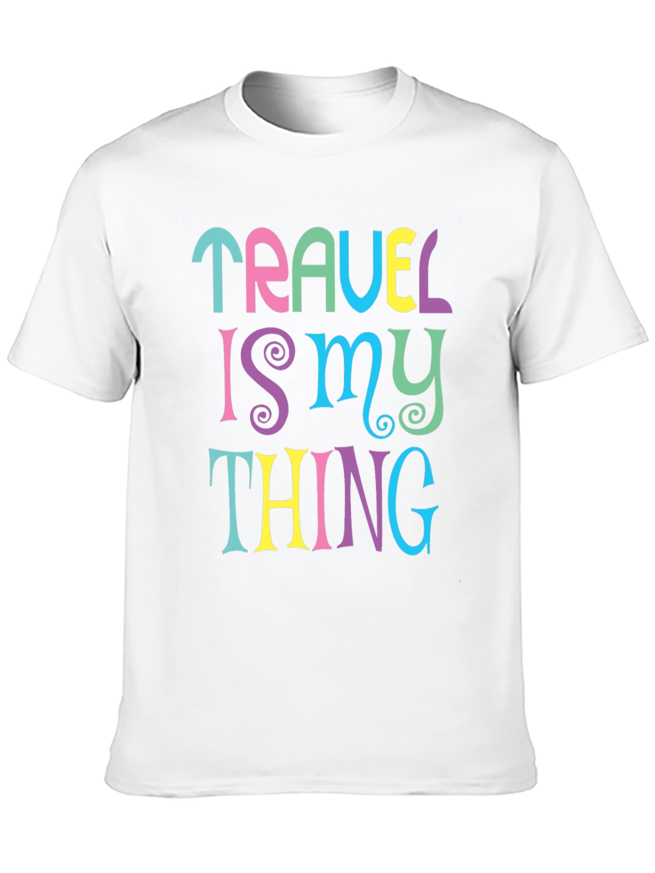 Black Travel is My Thing Graphic T-Shirt view 10