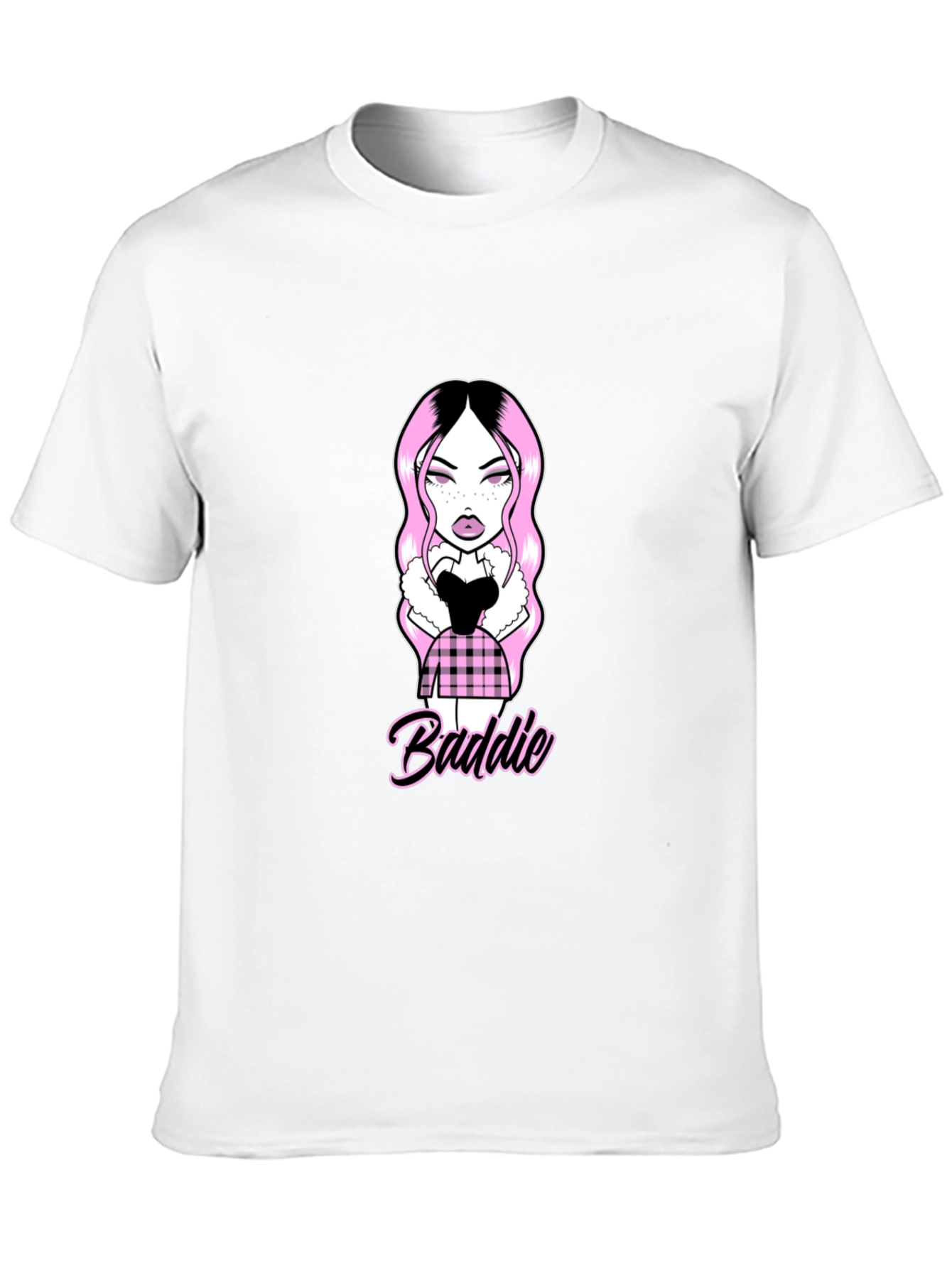 Black Baddie Girl Graphic Tee view 10