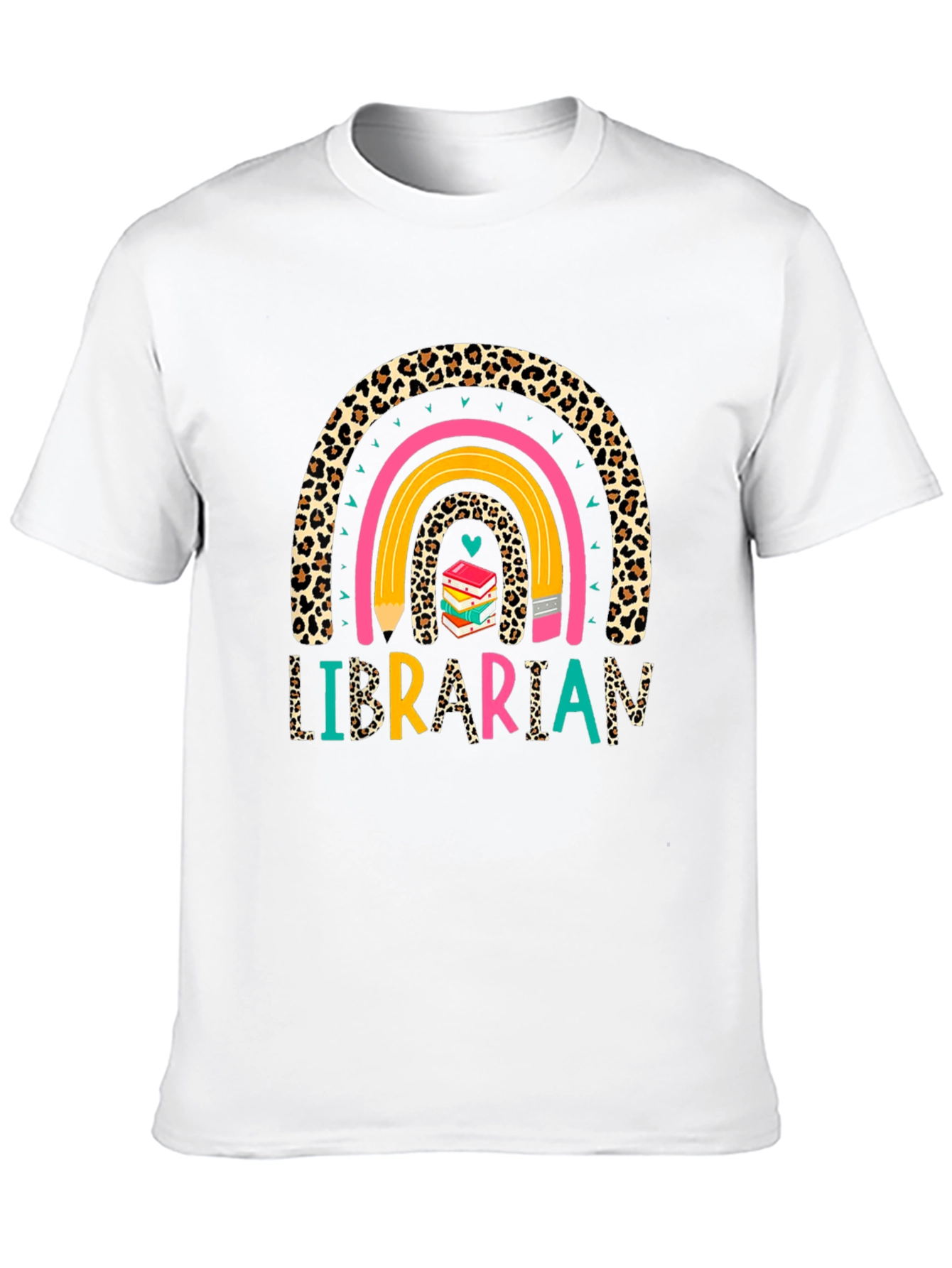 Black Librarian Rainbow T-Shirt view 10