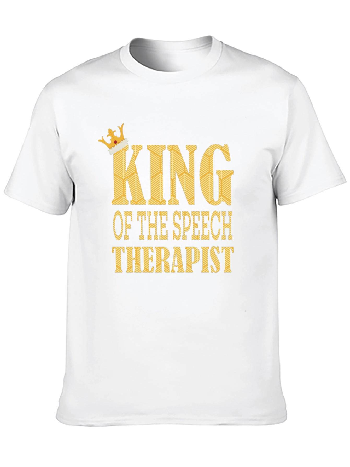 Black King of the Speech Therapist T-Shirt view 10
