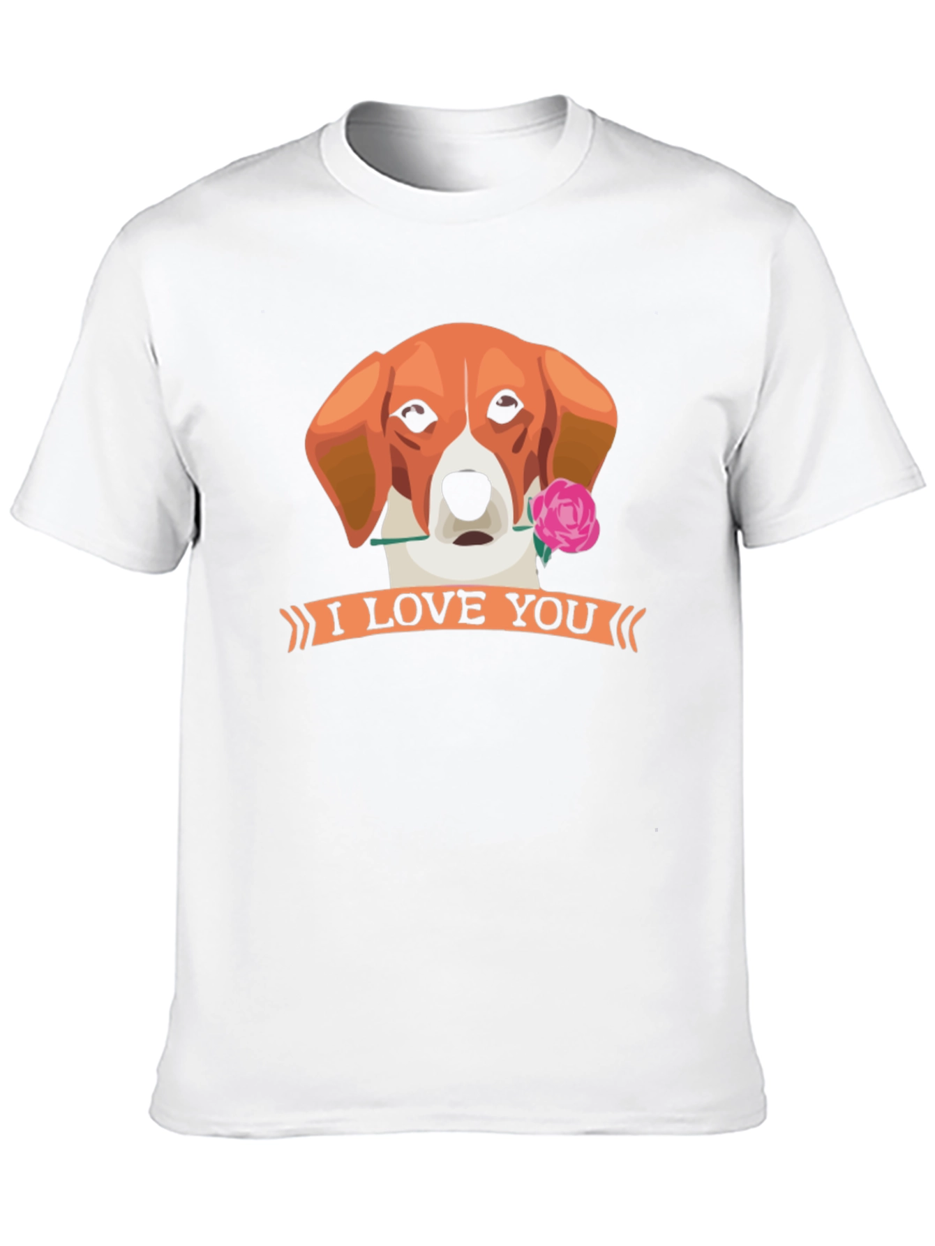Black I Love You Dog T-Shirt - Cute Valentine's Day Tee view 10
