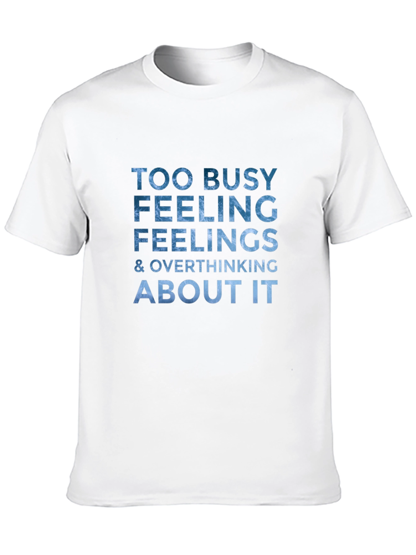 Black Busy Feeling Graphic T-Shirt - Overthinking Tee view 10