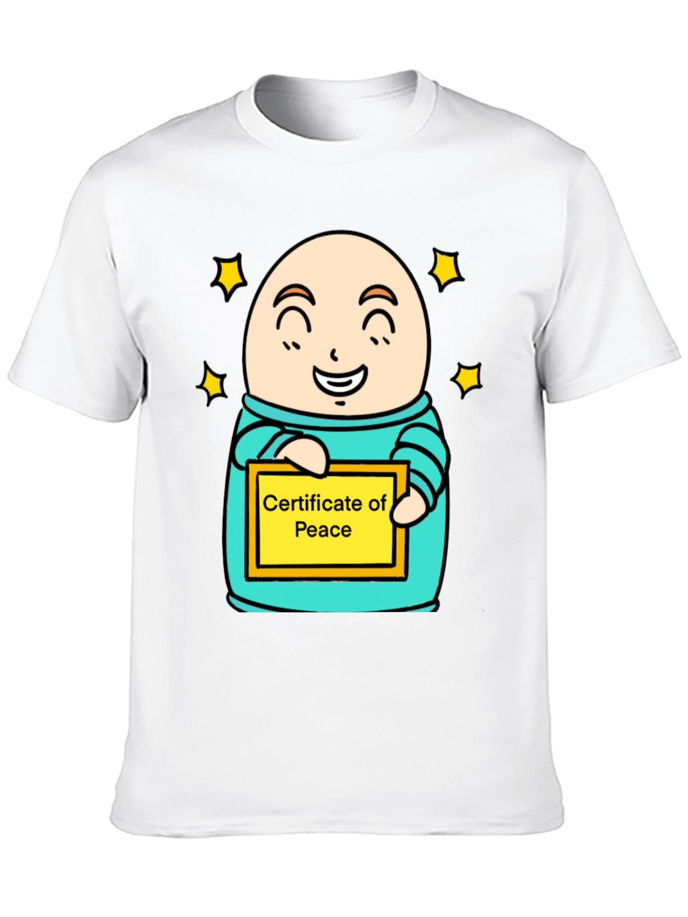 Black Certificate of Peace T-Shirt view 10