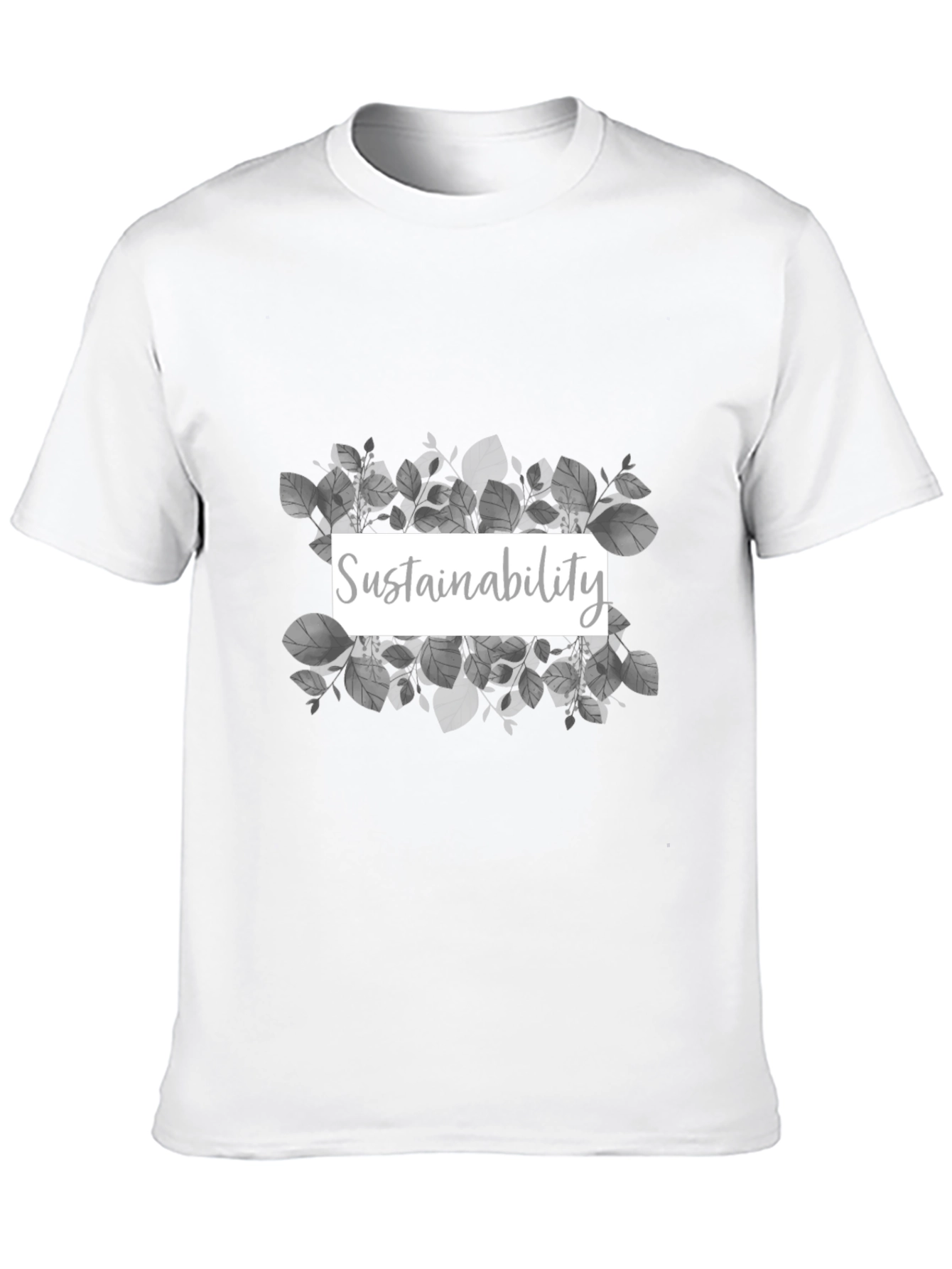Black Sustainability Graphic Print Black T-Shirt view 10