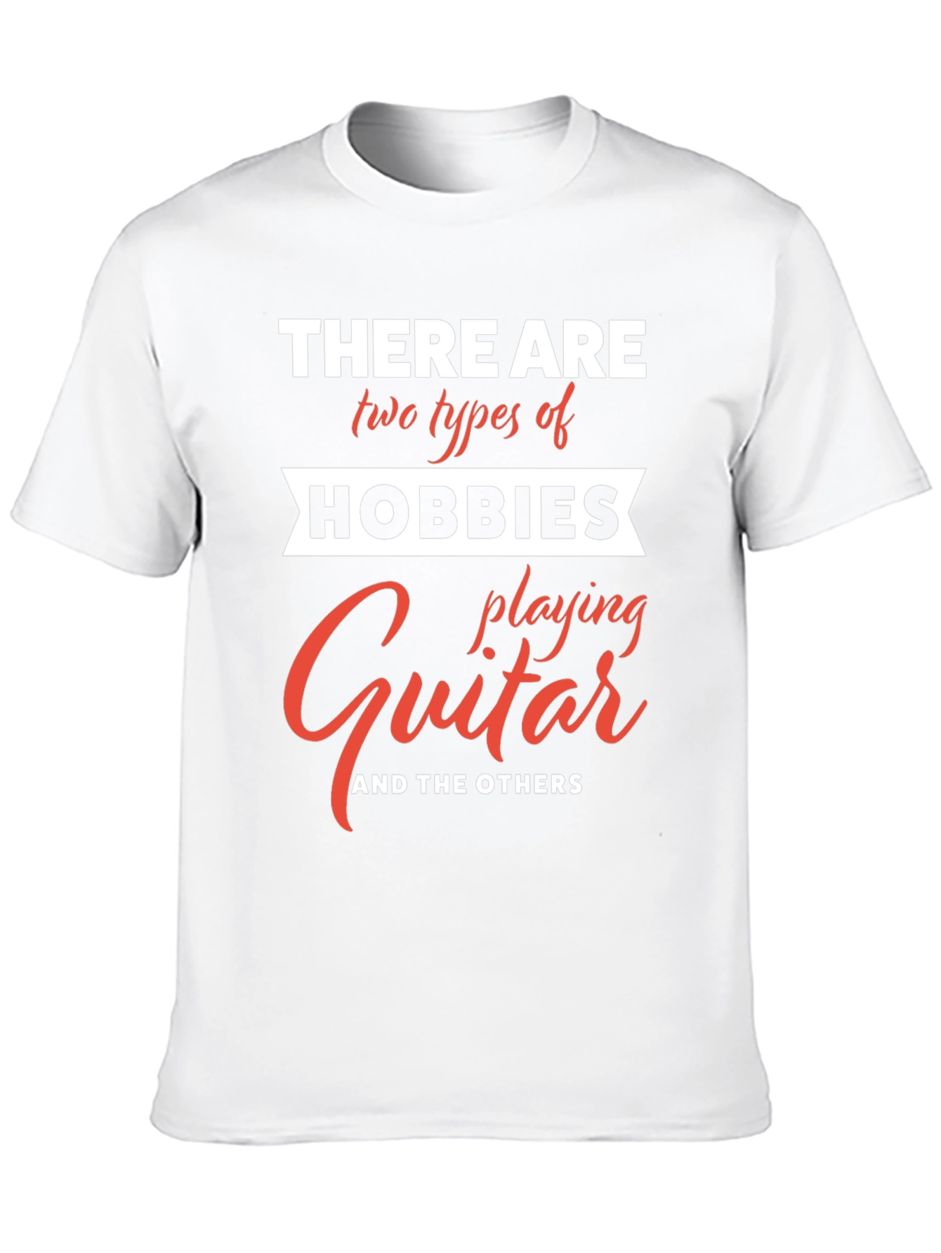 Black Guitar Hobby T-Shirt view 10