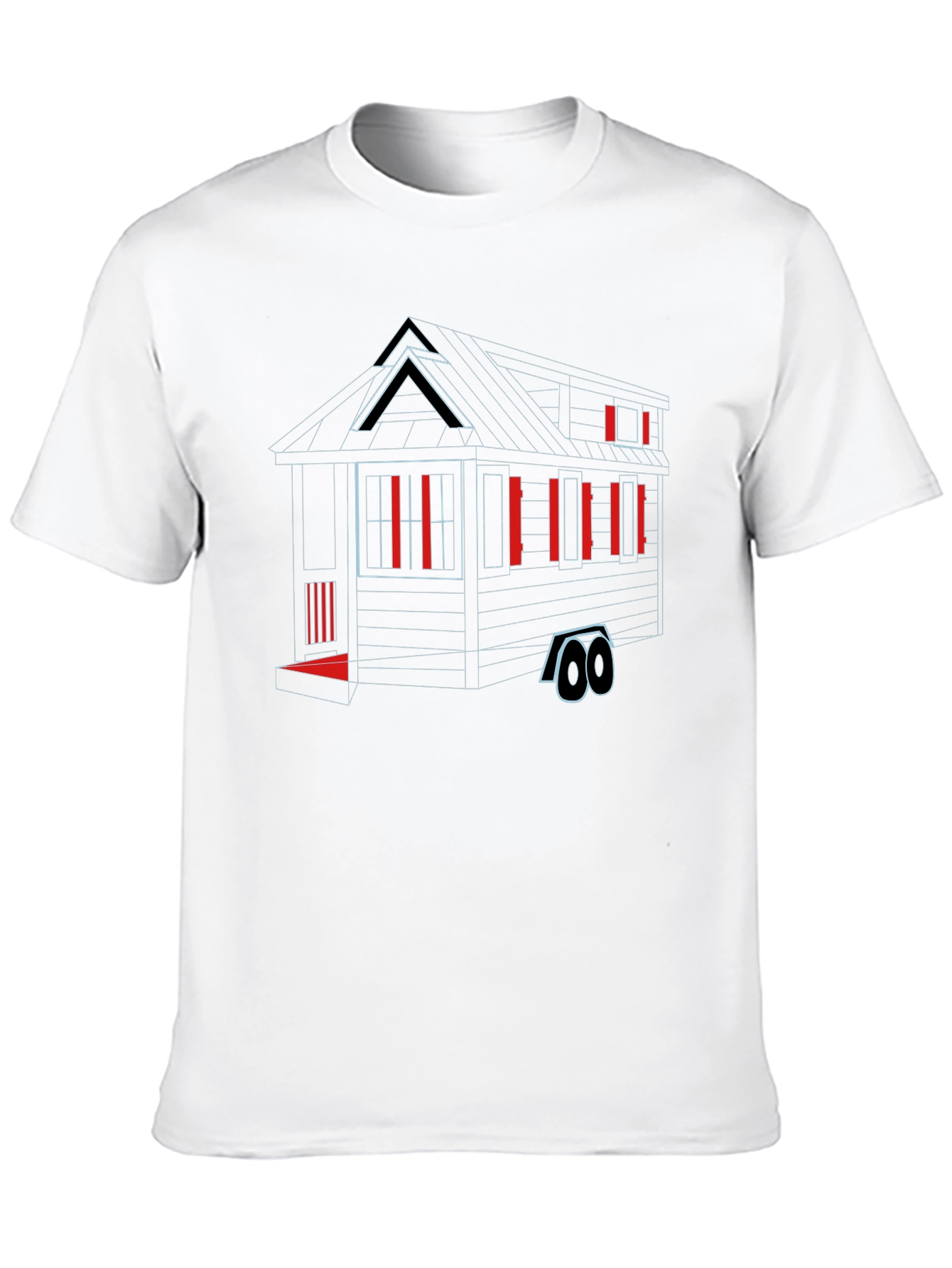 Modern Tiny House Graphic Tee - 10