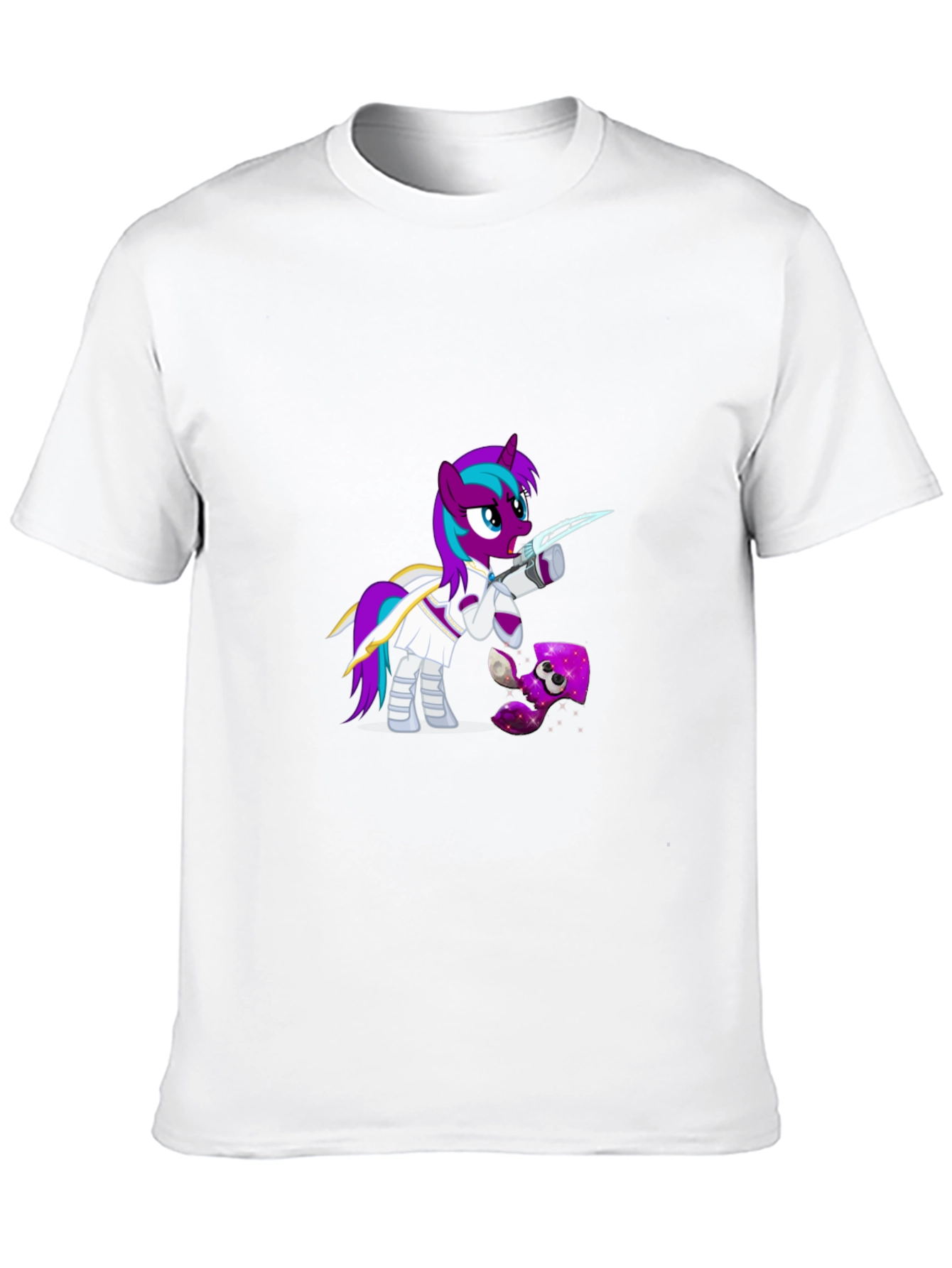 Black My Little Pony Splatoon T-Shirt view 10