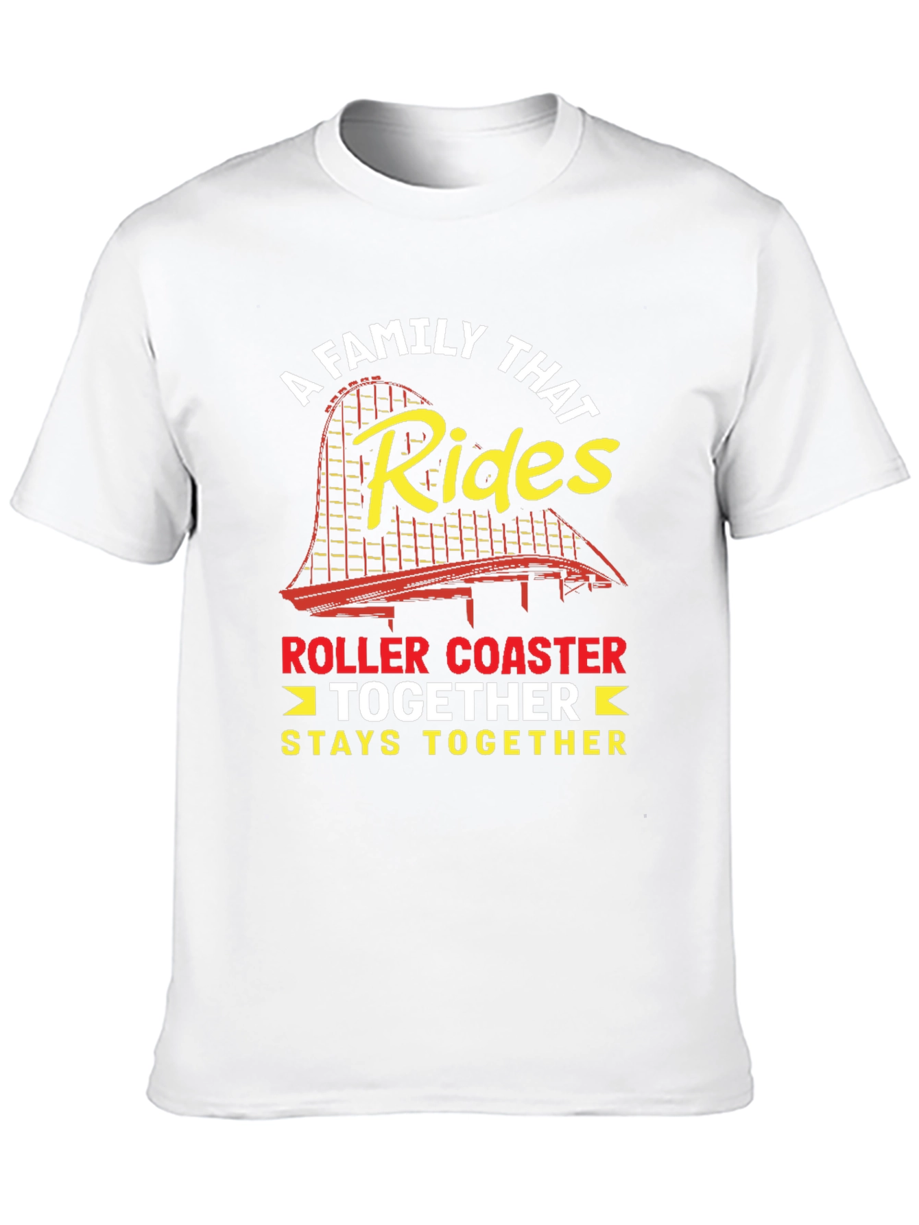 Black Family Roller Coaster Ride T-Shirt view 10
