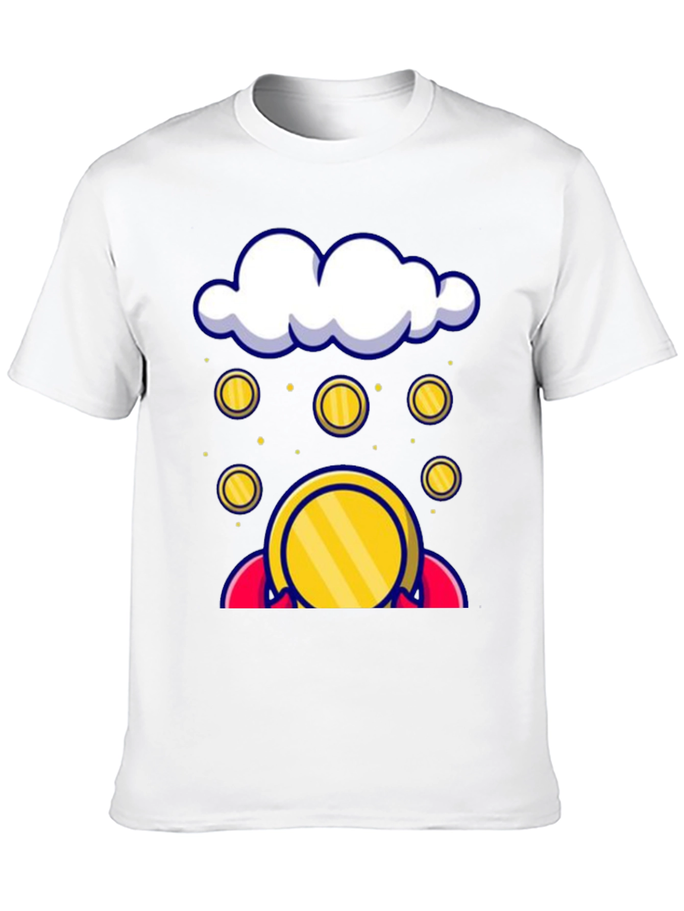 Black Cloud Coin Graphic Tee - Black view 10
