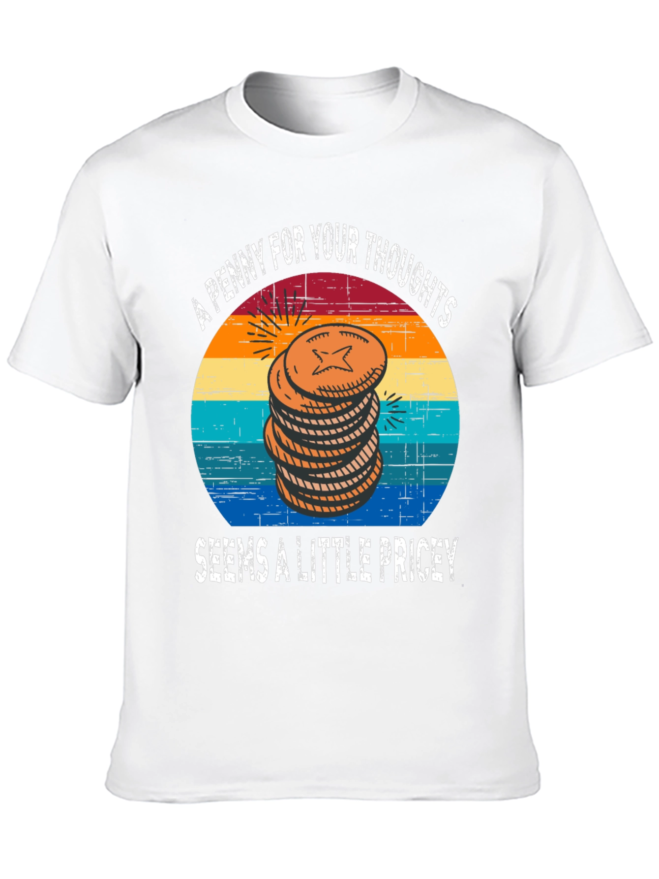 Black Penny for Your Thoughts Graphic Tee view 10