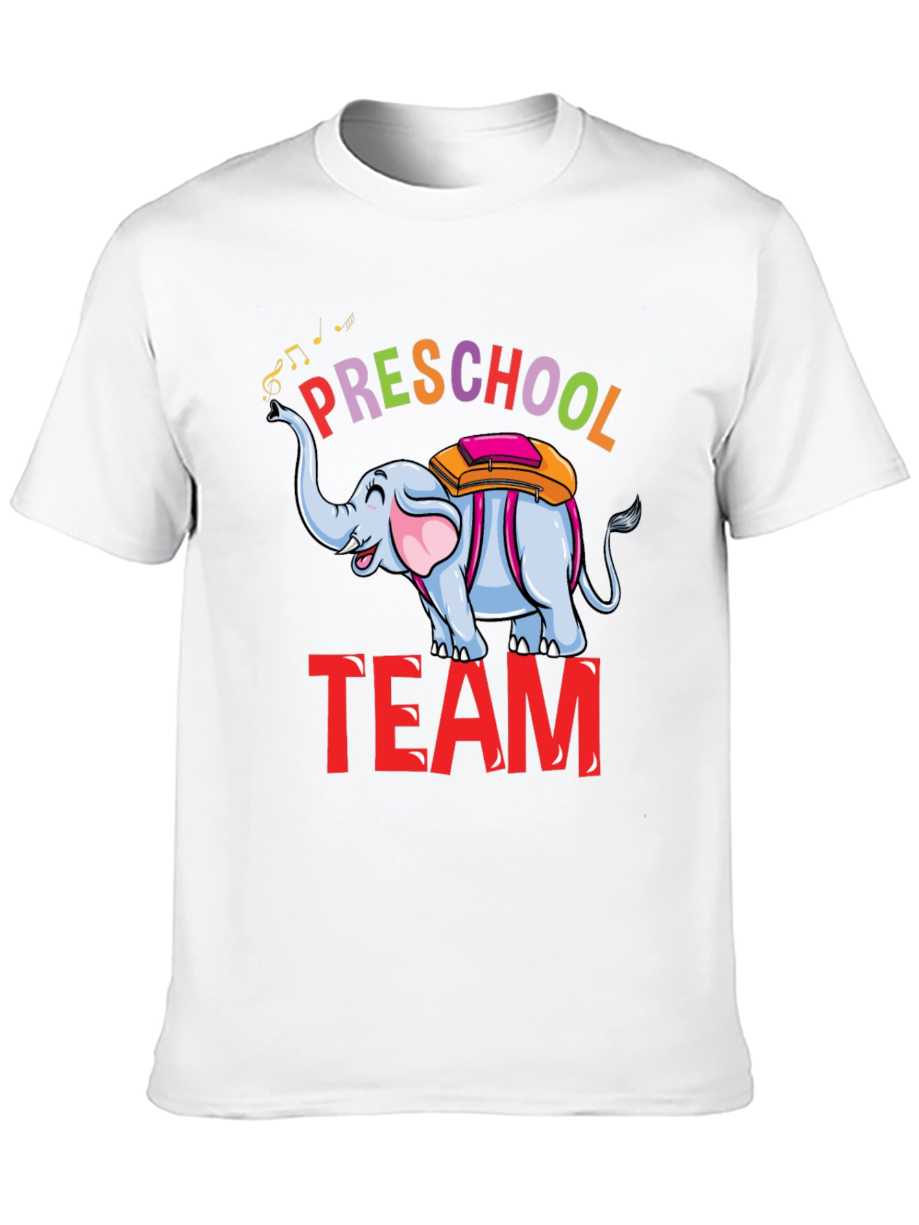 Black Preschool Team Elephant T-Shirt view 10