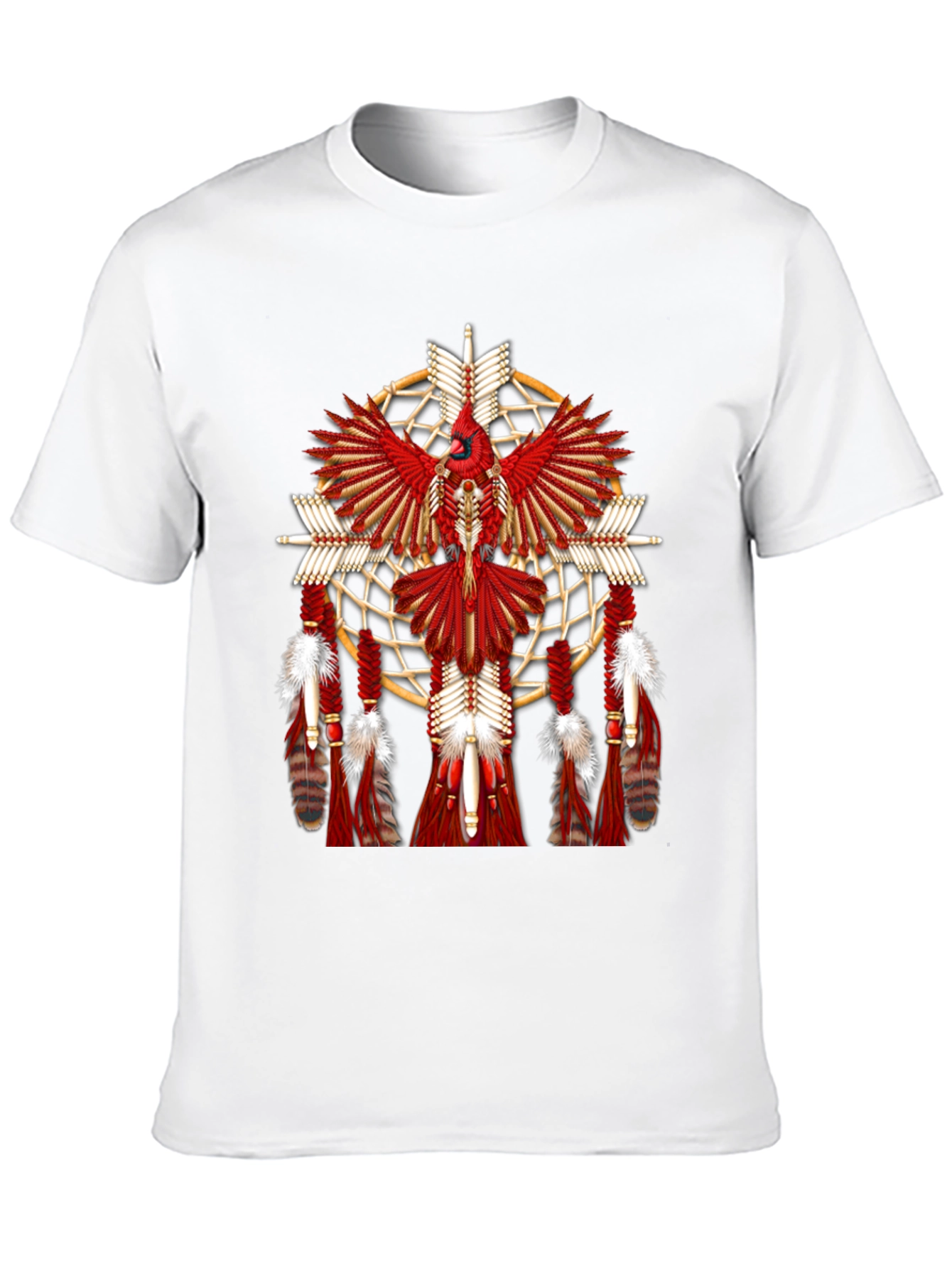 Black Cardinal Dreamcatcher Graphic Tee view 10