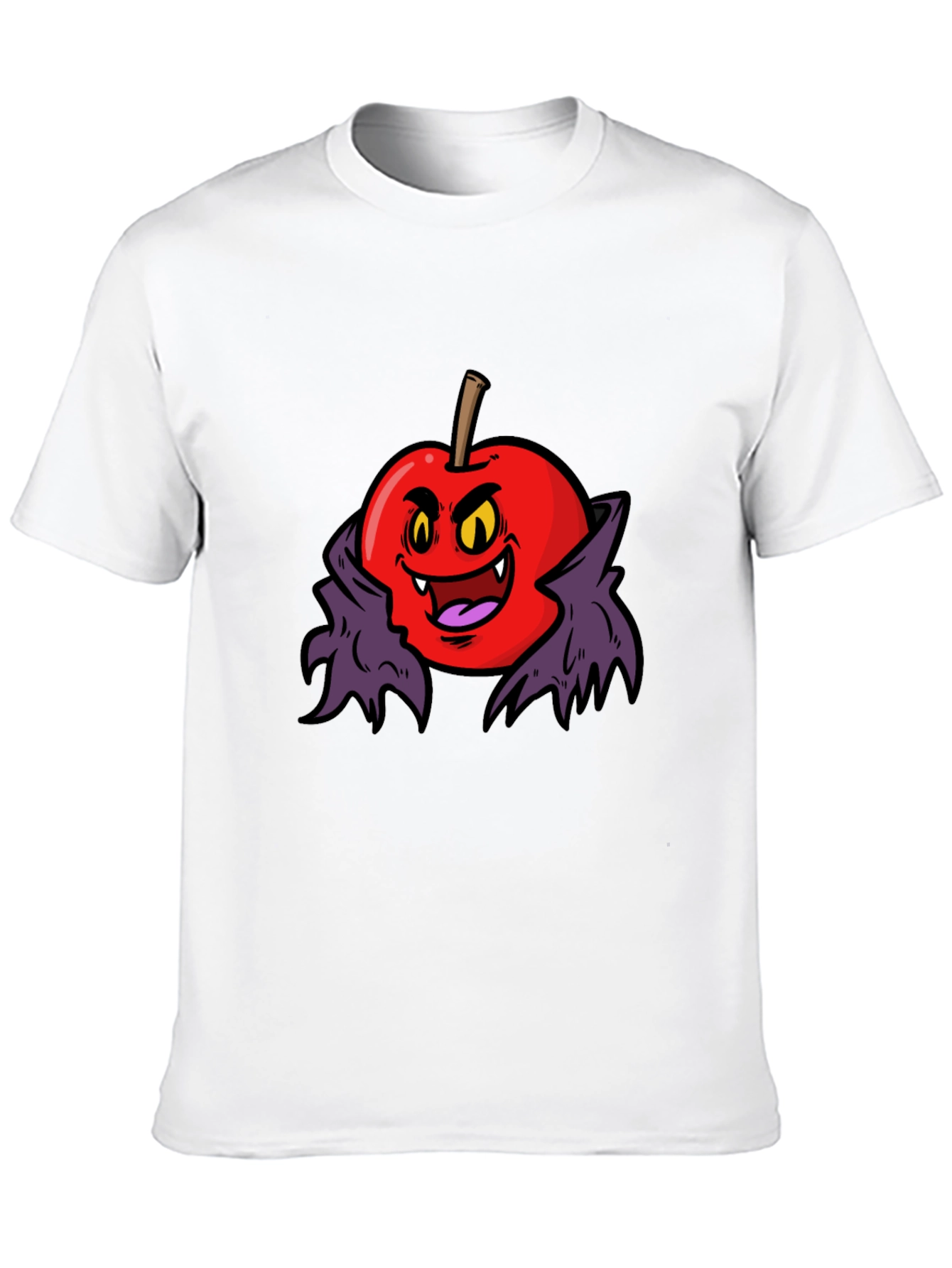Black Vampire Apple Graphic Tee view 10