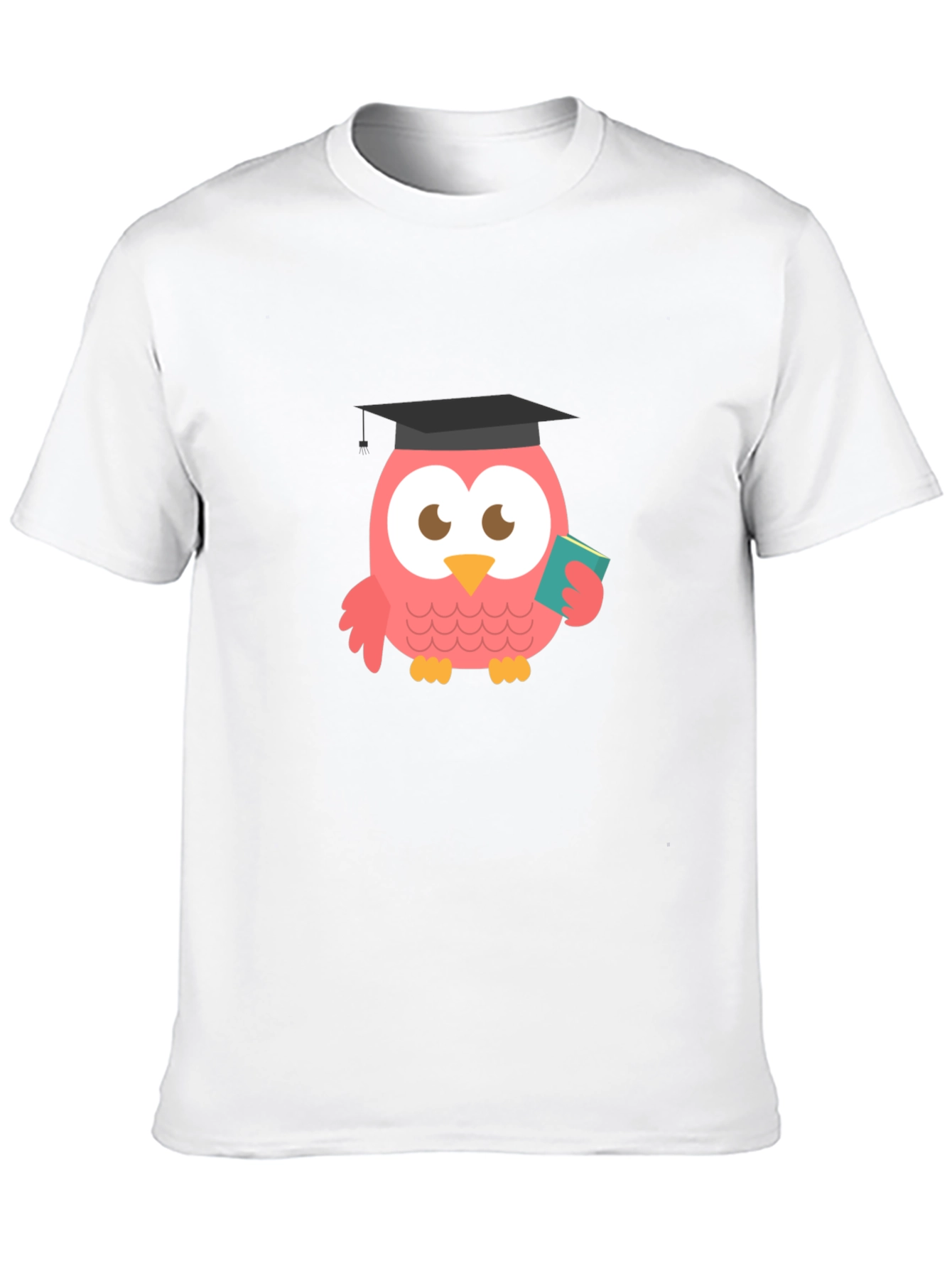 Black Graduation Owl Graphic Tee - Cute and Clever Design view 10