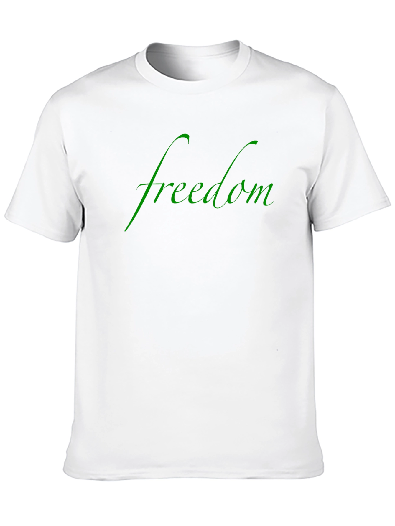 Black Freedom Graphic Tee - Bold Statement Shirt view 10