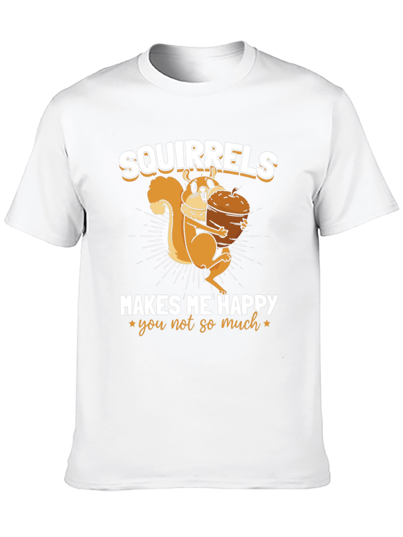 Black Squirrels Make Me Happy T-Shirt view 10