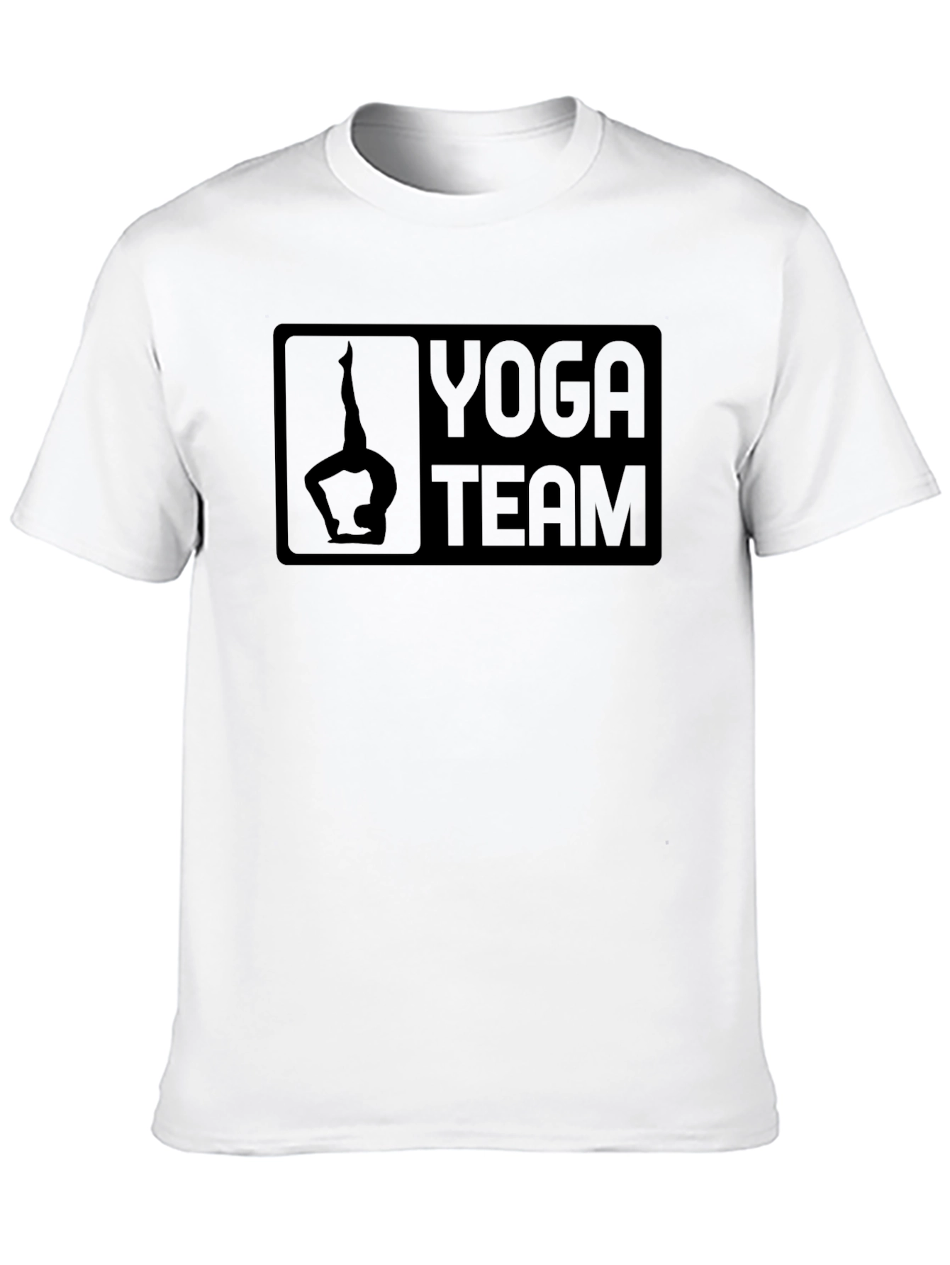 Black Yoga Team Graphic T-Shirt - Black view 10
