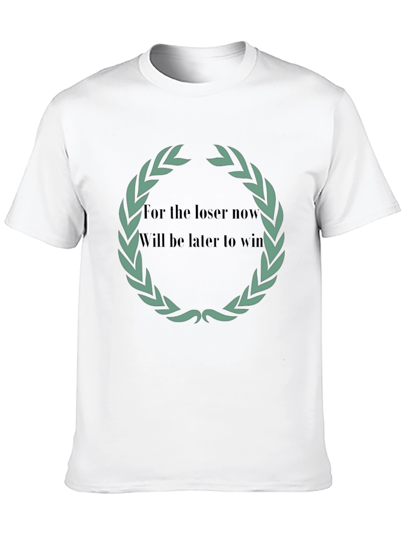 Black Motivational Loser to Winner Graphic T-Shirt view 10