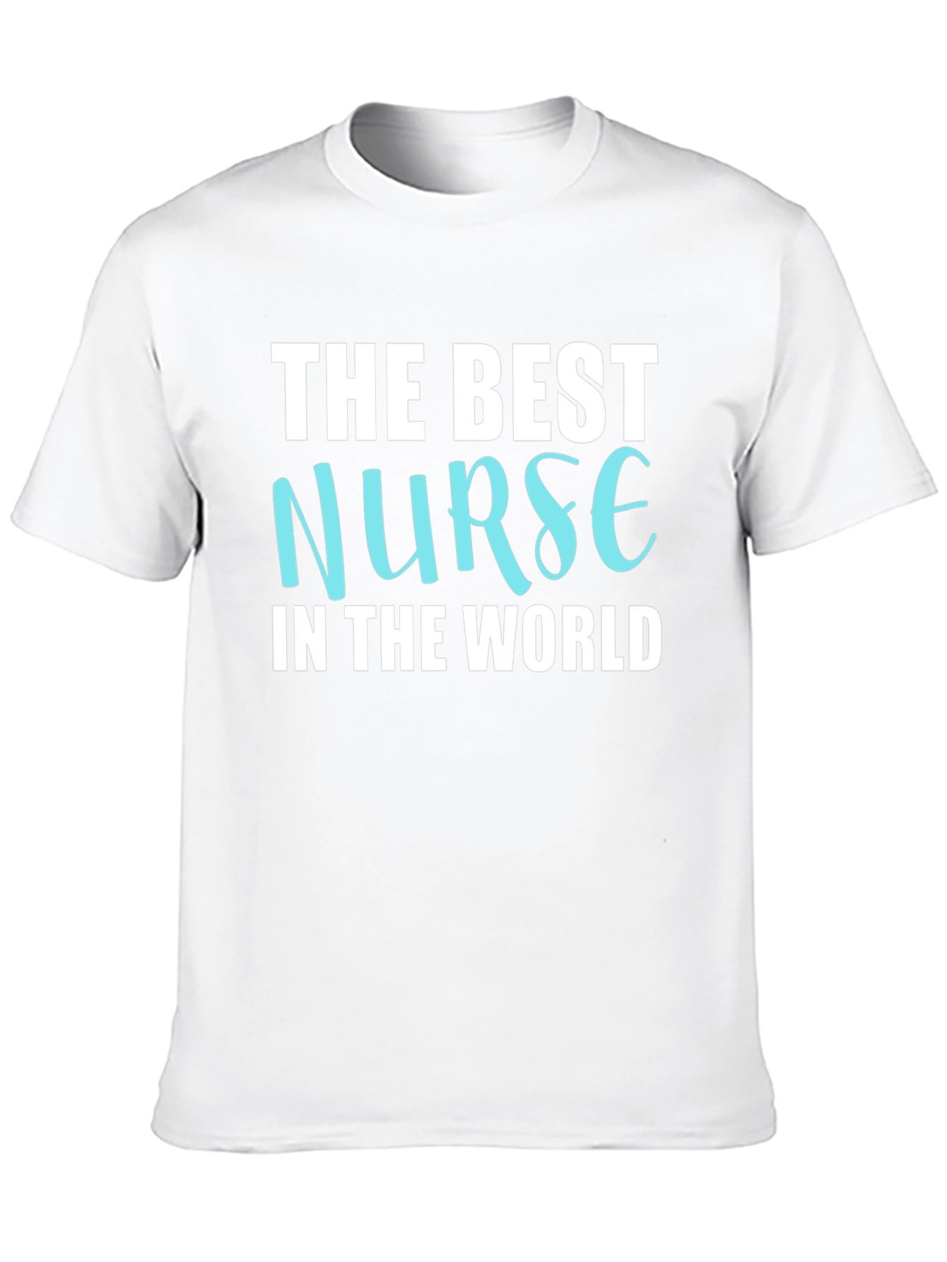 Black Best Nurse in the World Black Graphic Tee Shirt view 10