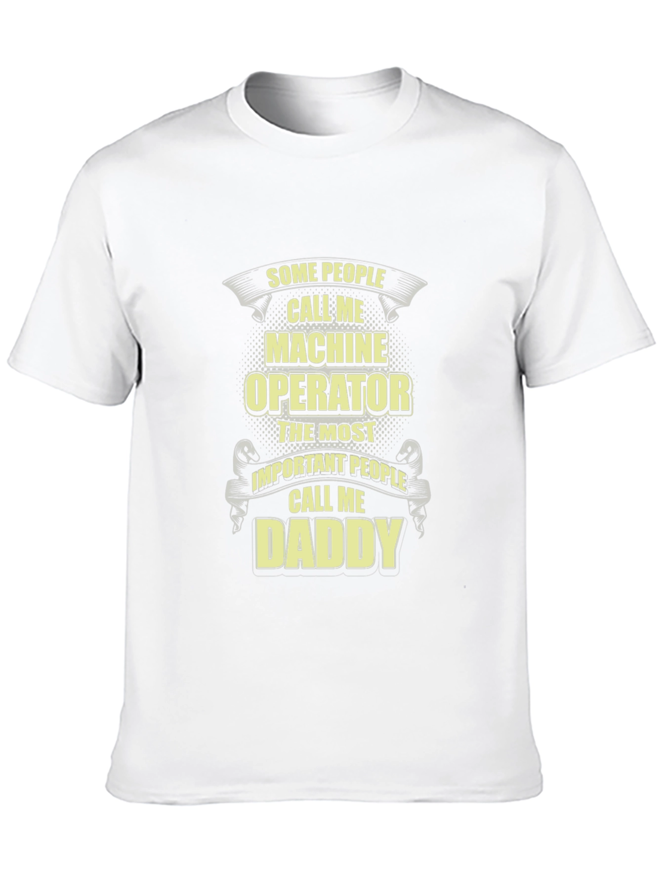 Black Machine Operator Daddy Funny Graphic T-Shirt view 10
