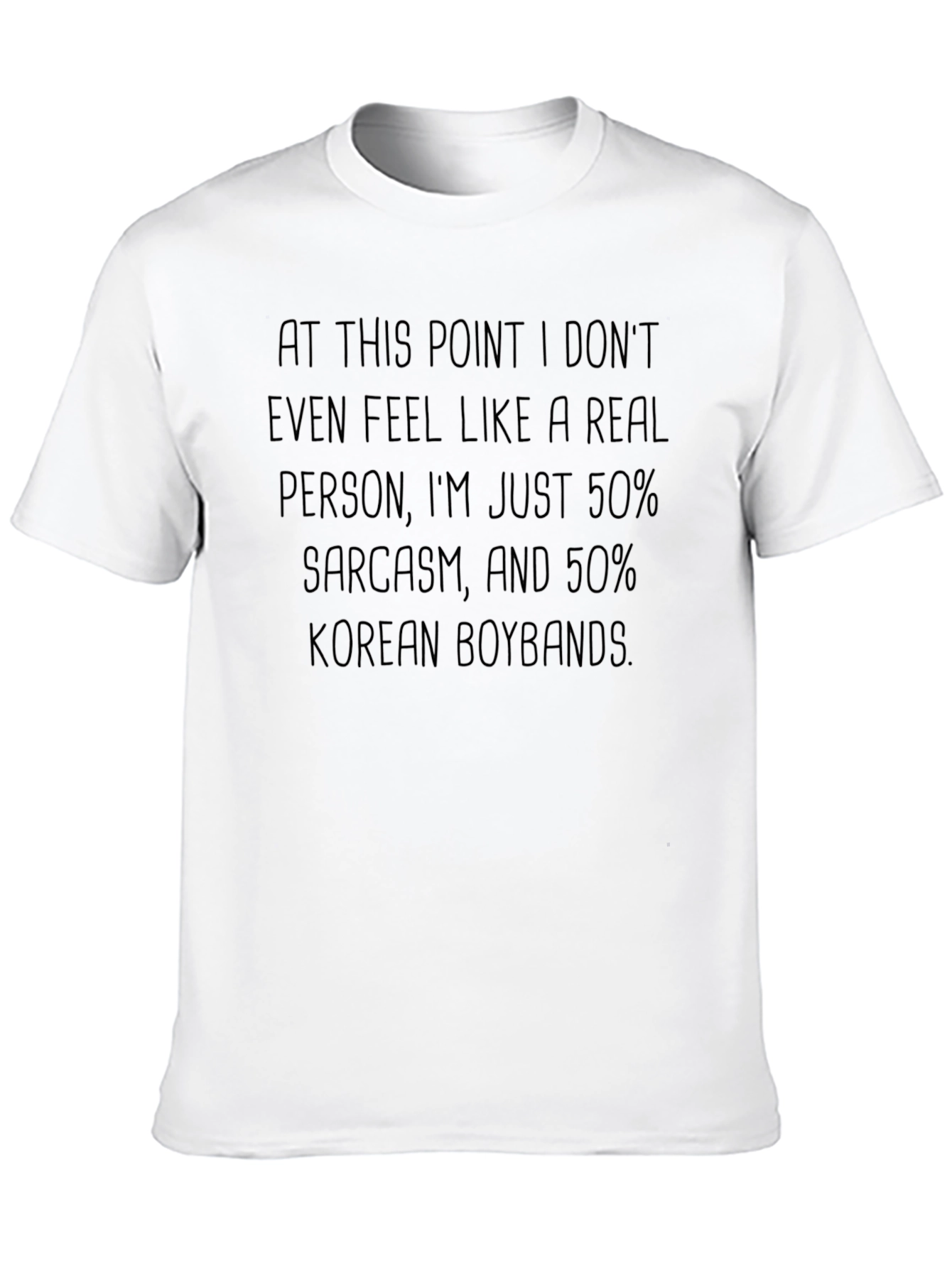 Black Sarcasm and K-Pop T-Shirt view 10