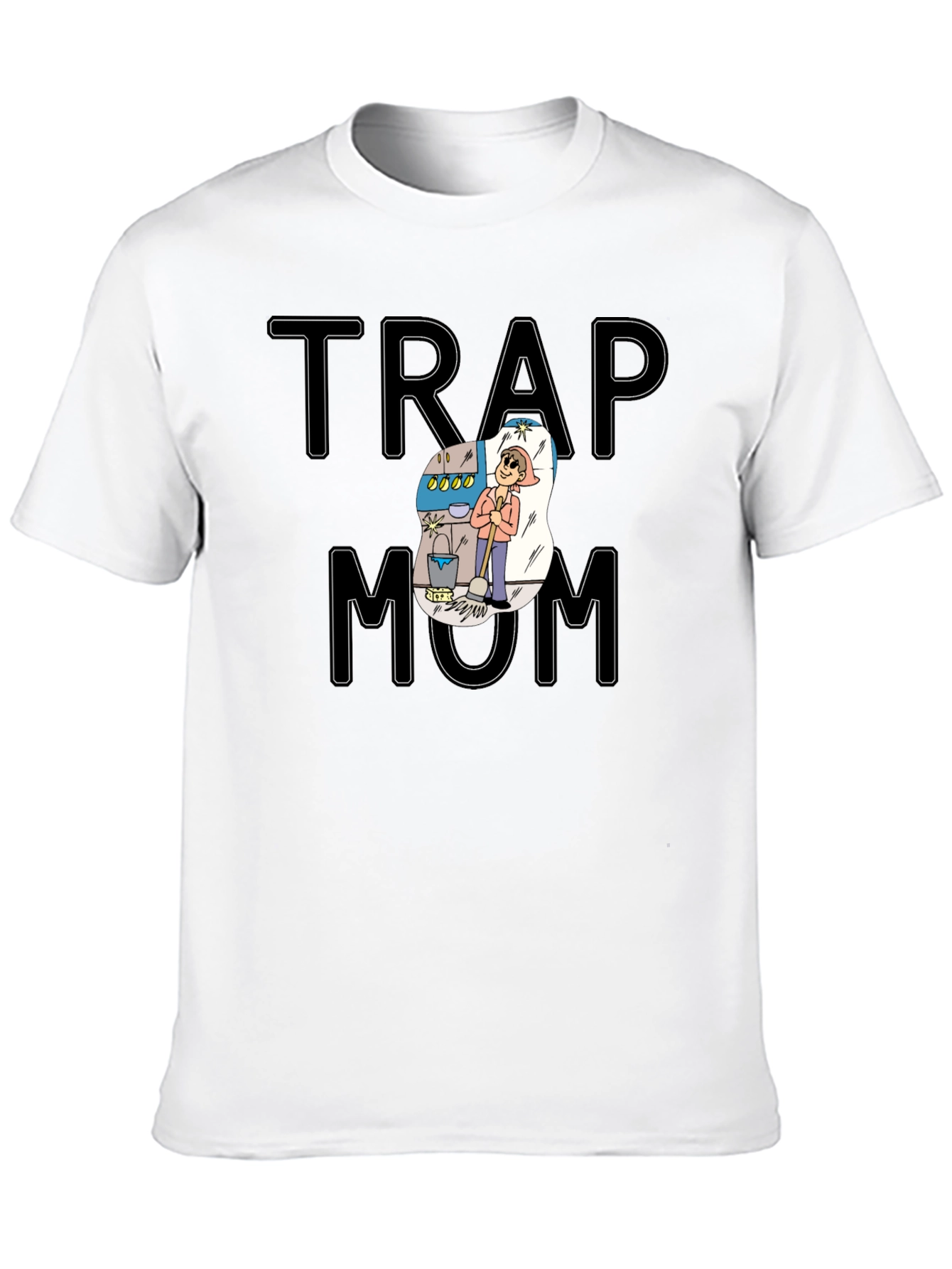 Black Trap Mom Graphic Tee - Unisex view 10
