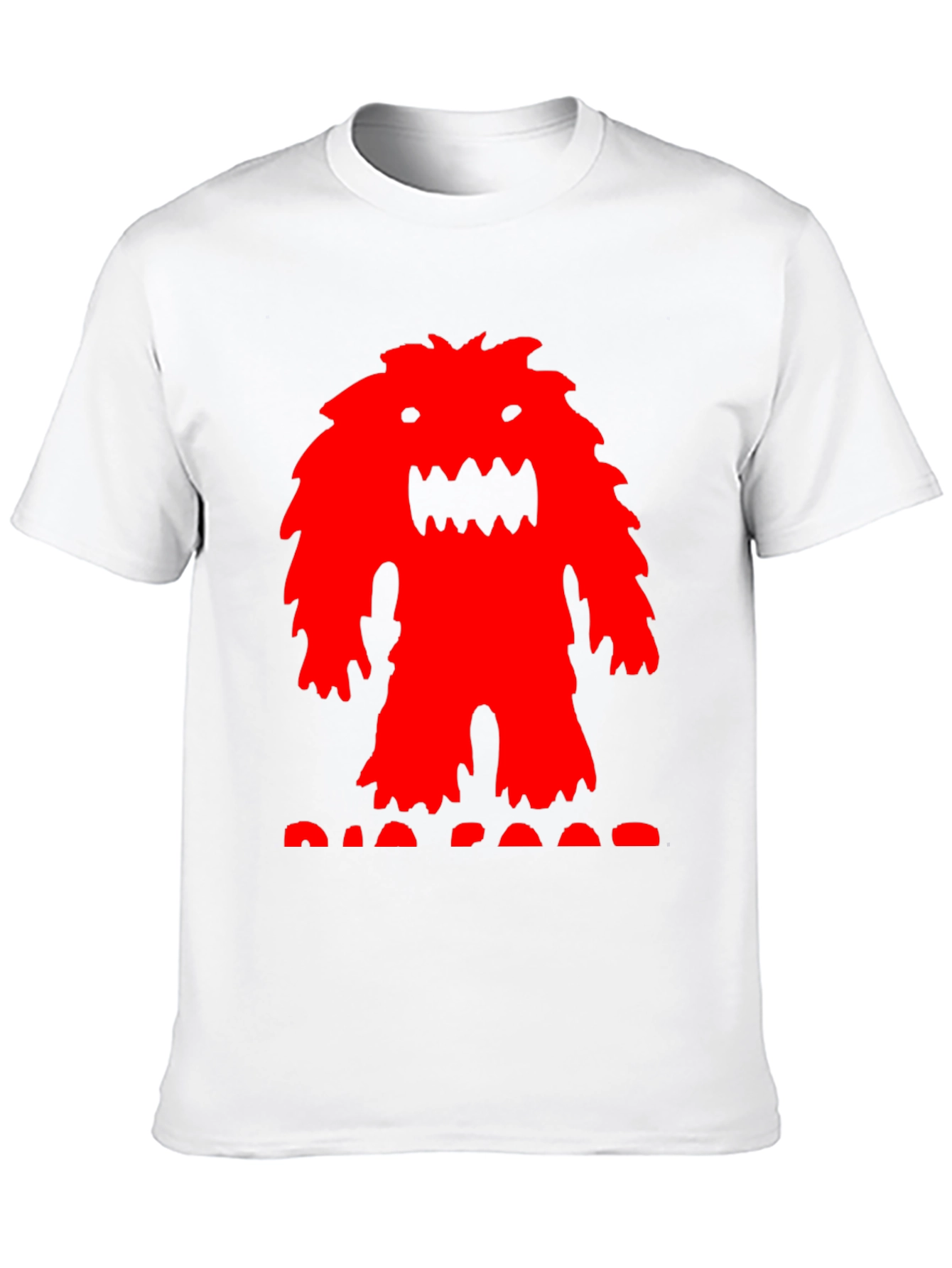 Black Monster Graphic Tee - Black Cotton T-Shirt view 10