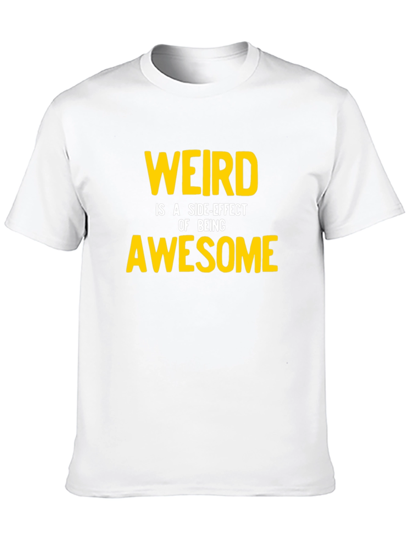 Black Weird Awesome Graphic Tee - Black Casual Shirt view 10