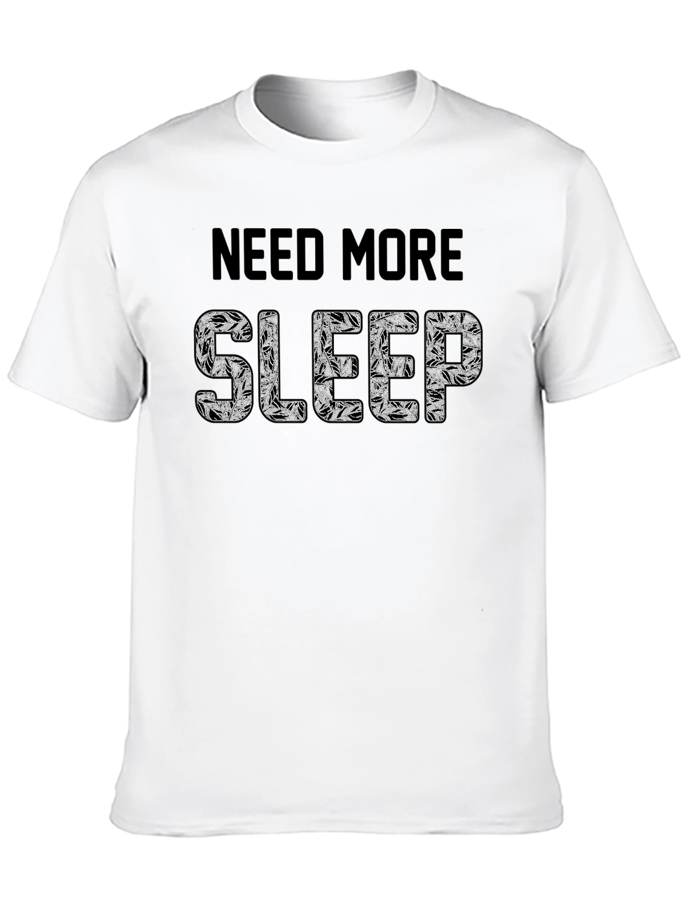 Black Need More Sleep Graphic T-Shirt view 10