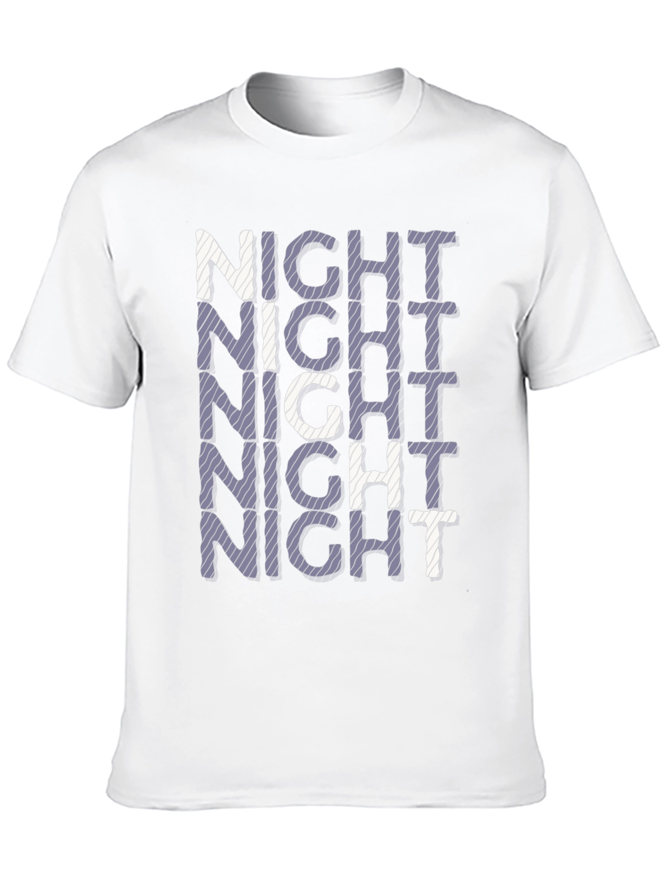Black Night Stacked Graphic Print Black T-Shirt view 10