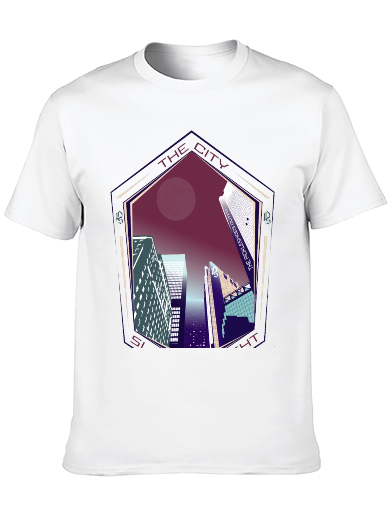 Black Cityscape T-Shirt - The Pickleshoes Outfit view 10