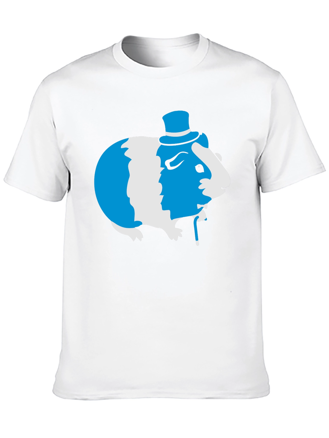 Guinea Pig Top Hat Tee - Unique Graphic T-Shirt - 10