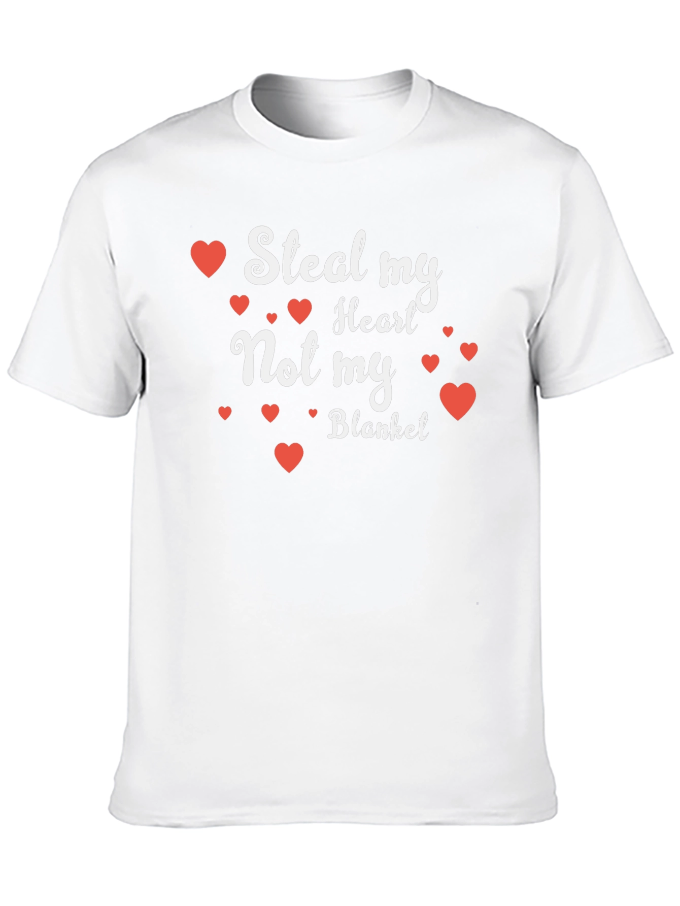 Black Steal My Heart Not My Blanket T-Shirt view 10