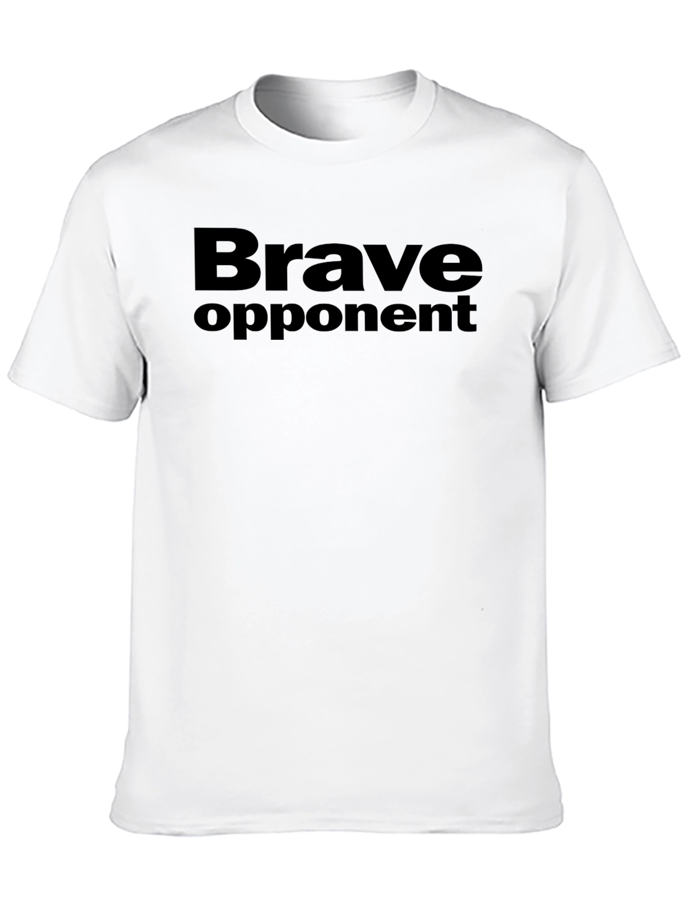 Black Brave Opponent Graphic Tee - Black Crew Neck view 10