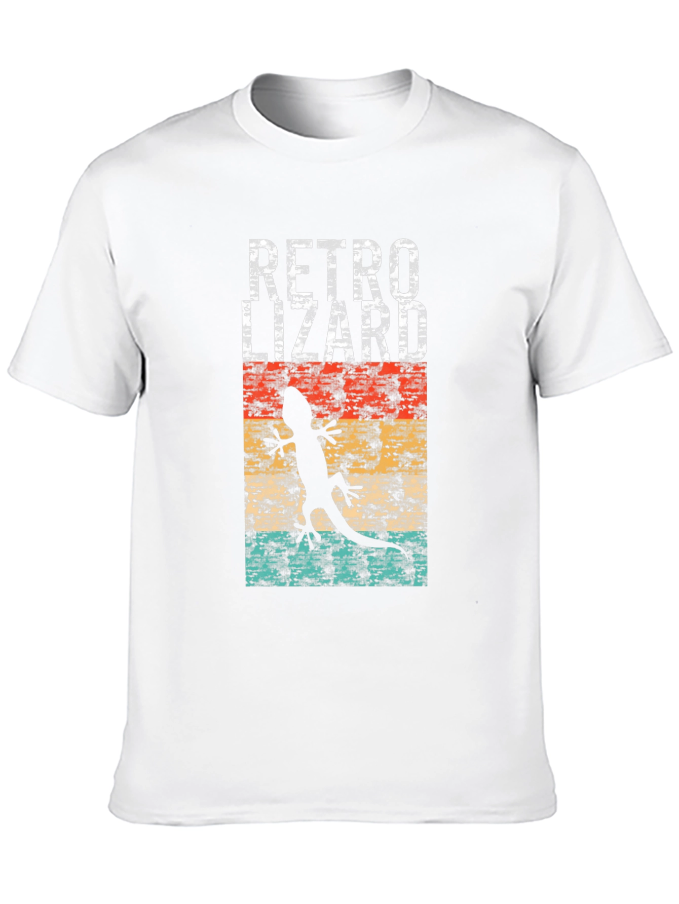 Black Retro Lizard Graphic T-Shirt - Black view 10